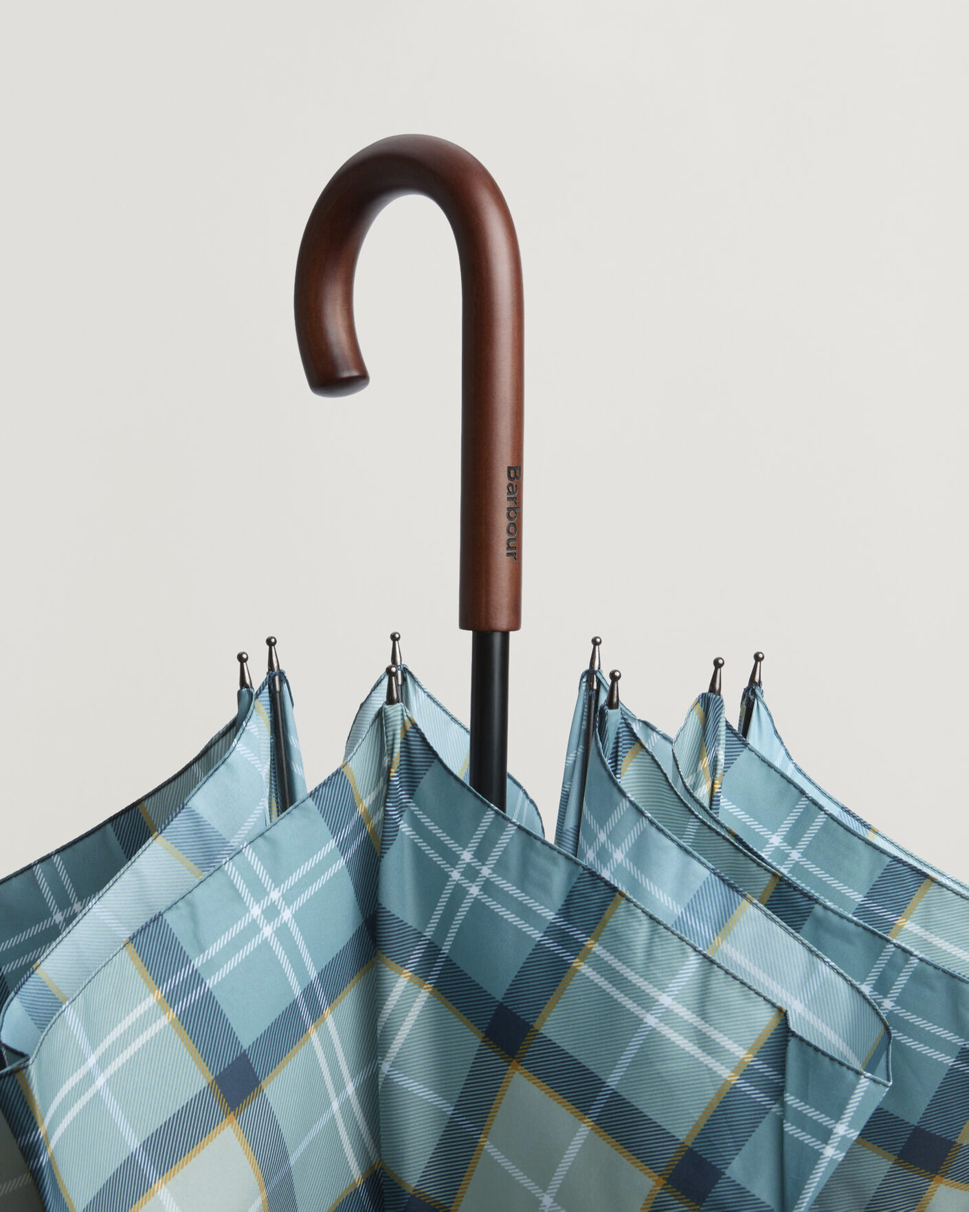 Herr | Paraplyer | Barbour Lifestyle | Full Length Tartan Umbrella Highland Loch