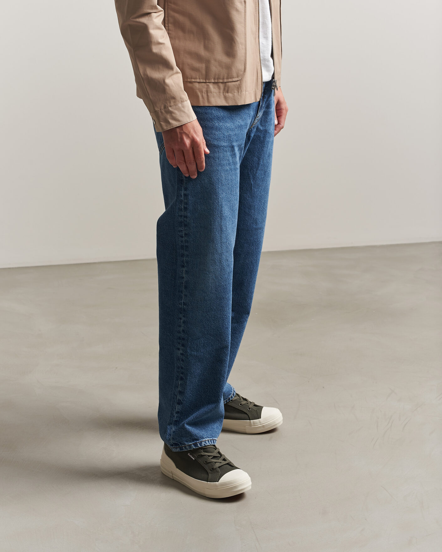 Herr | Sneakers | Barbour Lifestyle | Stanhope Canvas Sneakers Olive