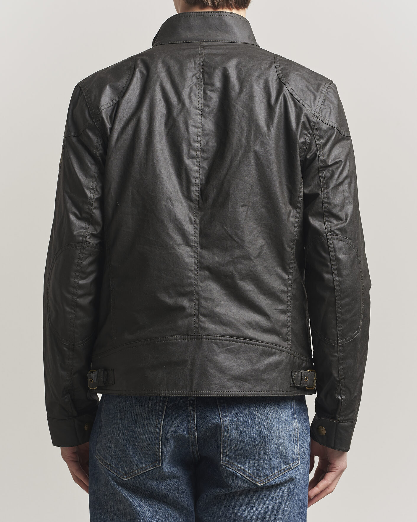 Herr | Jackor | Belstaff | Racemaster Waxed Jacket Faded Olive