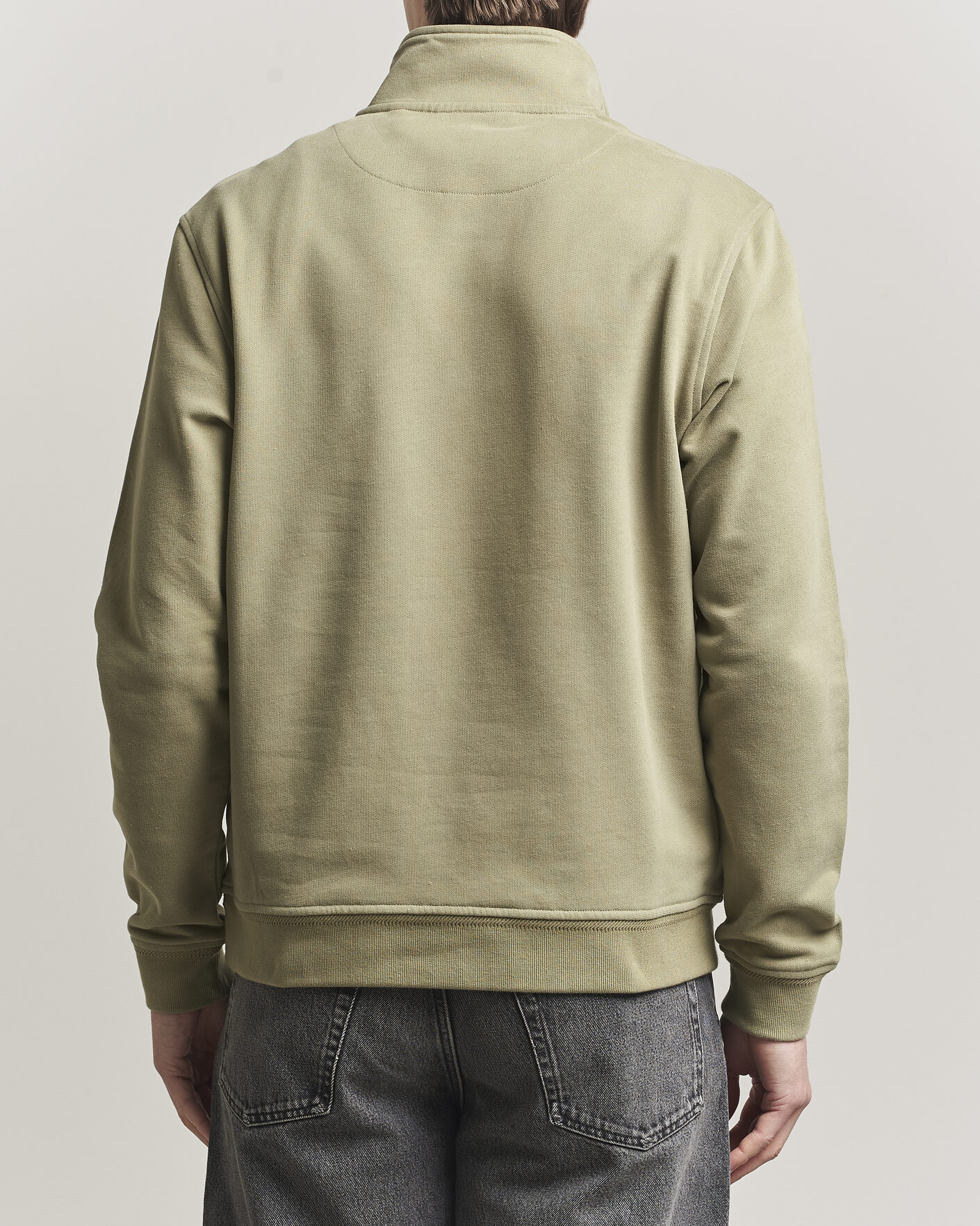 Herr | Tröjor | Belstaff | Signature Half Zip Sweatshirt Fatigue Green