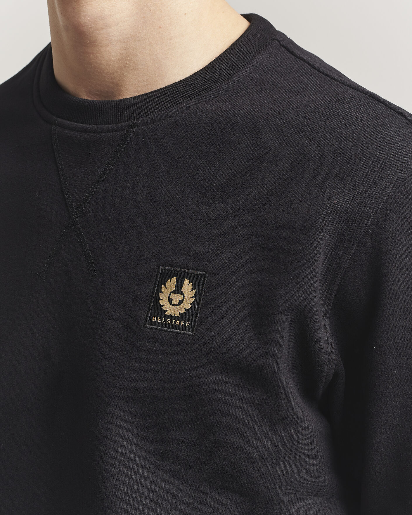 Herr | Tröjor | Belstaff | Signature Crew Neck Sweatshirt Black