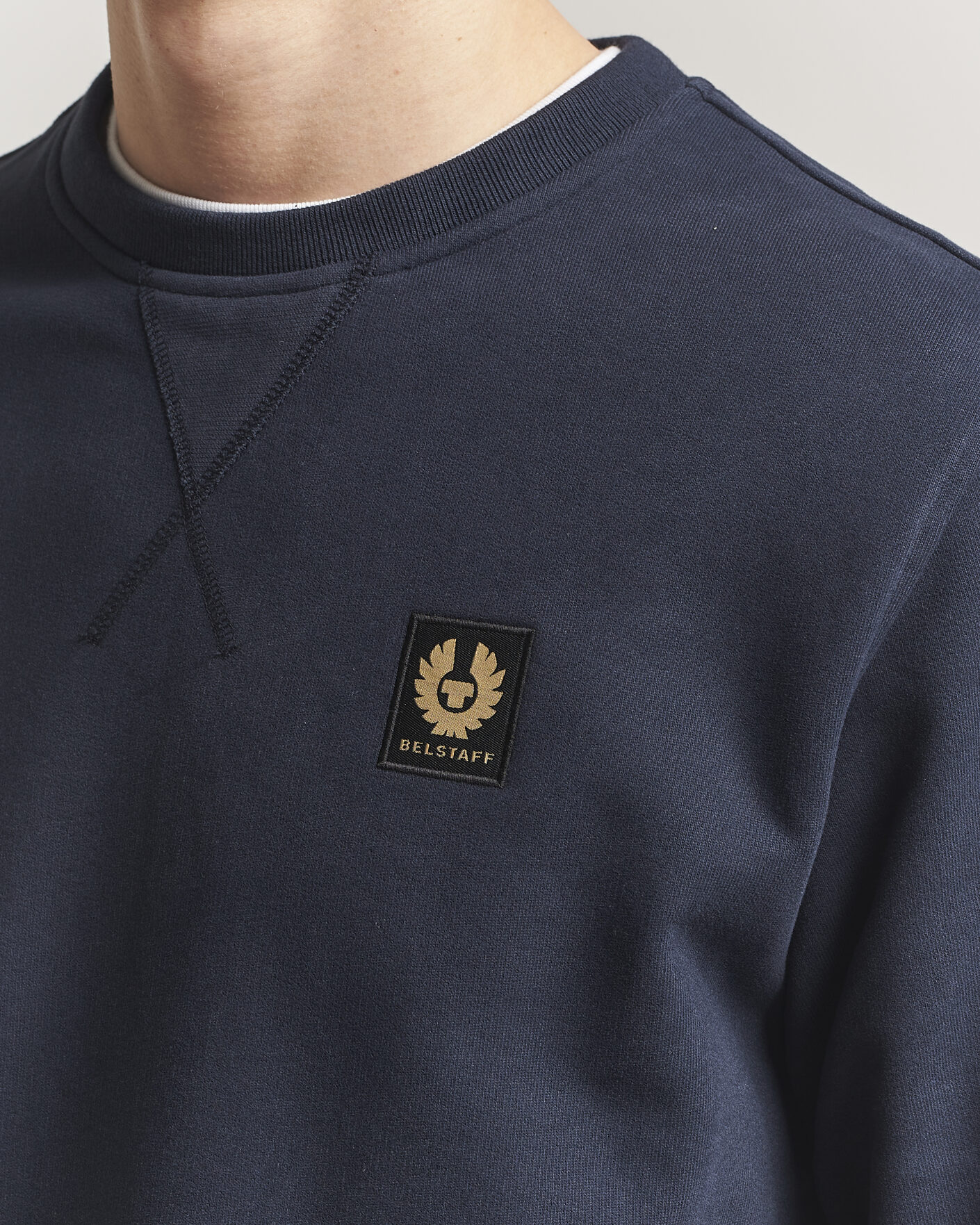 Herr | Tröjor | Belstaff | Signature Crew Neck Sweatshirt Dark Ink