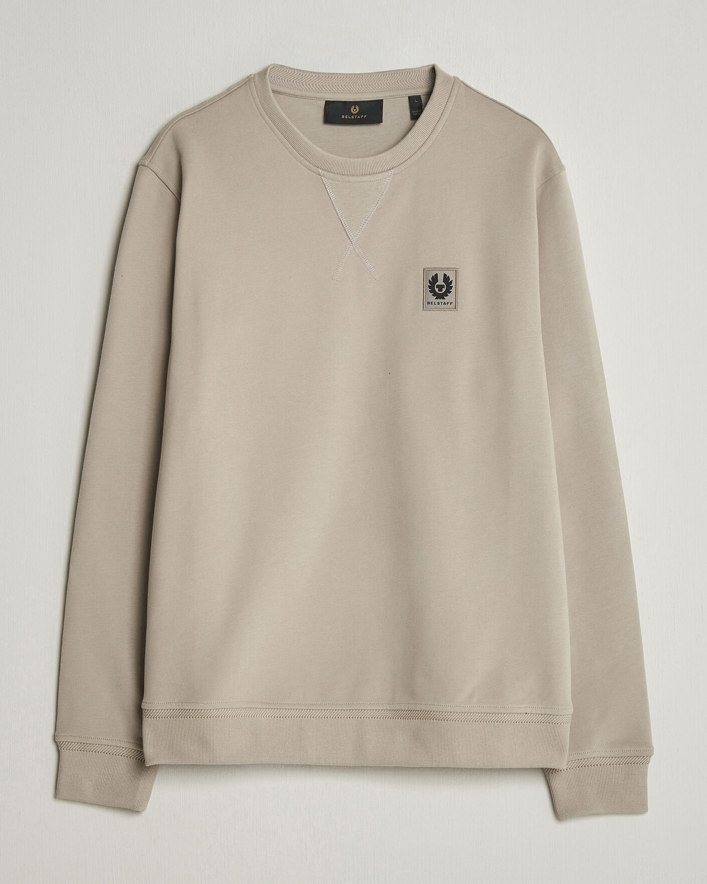 Herr | Tröjor | Belstaff | Signature Crew Neck Sweatshirt Dark Sand