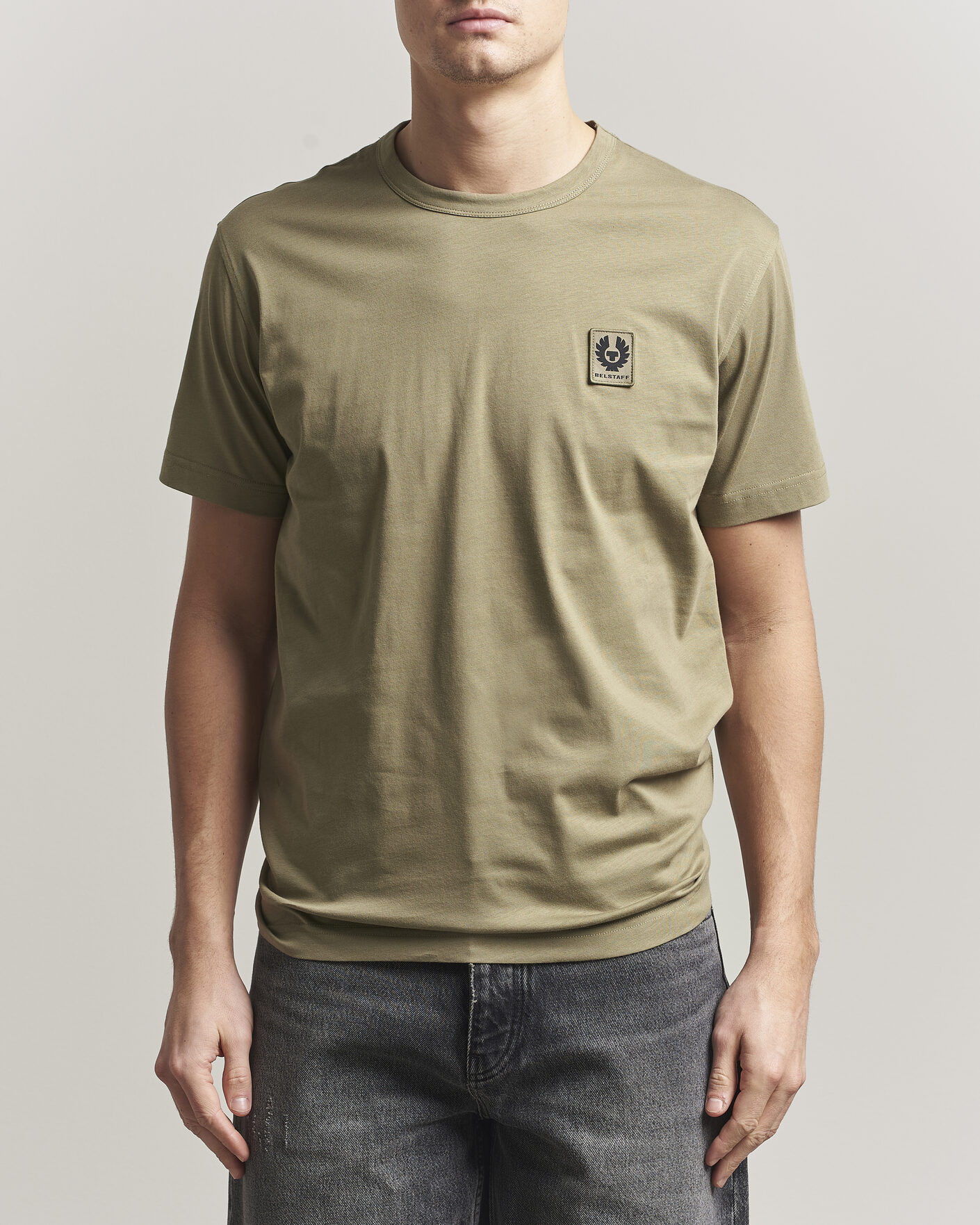 Herr | T-Shirts | Belstaff | Signature Crew Neck T-Shirt Fatigue Green
