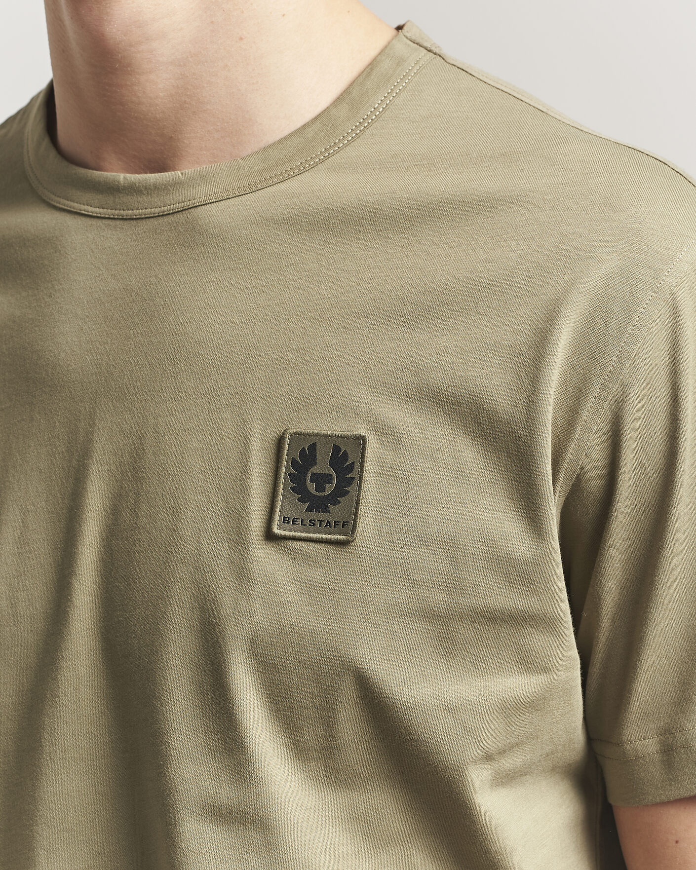 Herr | T-Shirts | Belstaff | Signature Crew Neck T-Shirt Fatigue Green