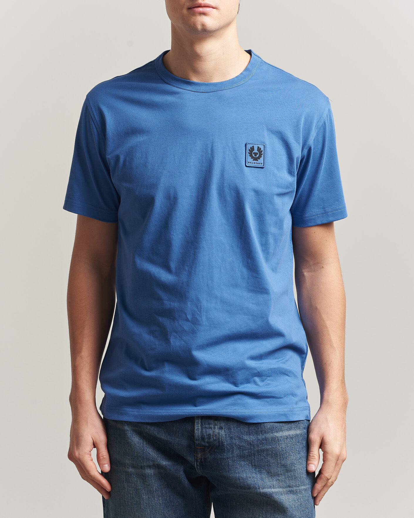Herr | T-Shirts | Belstaff | Signature Crew Neck T-Shirt Marine Blue