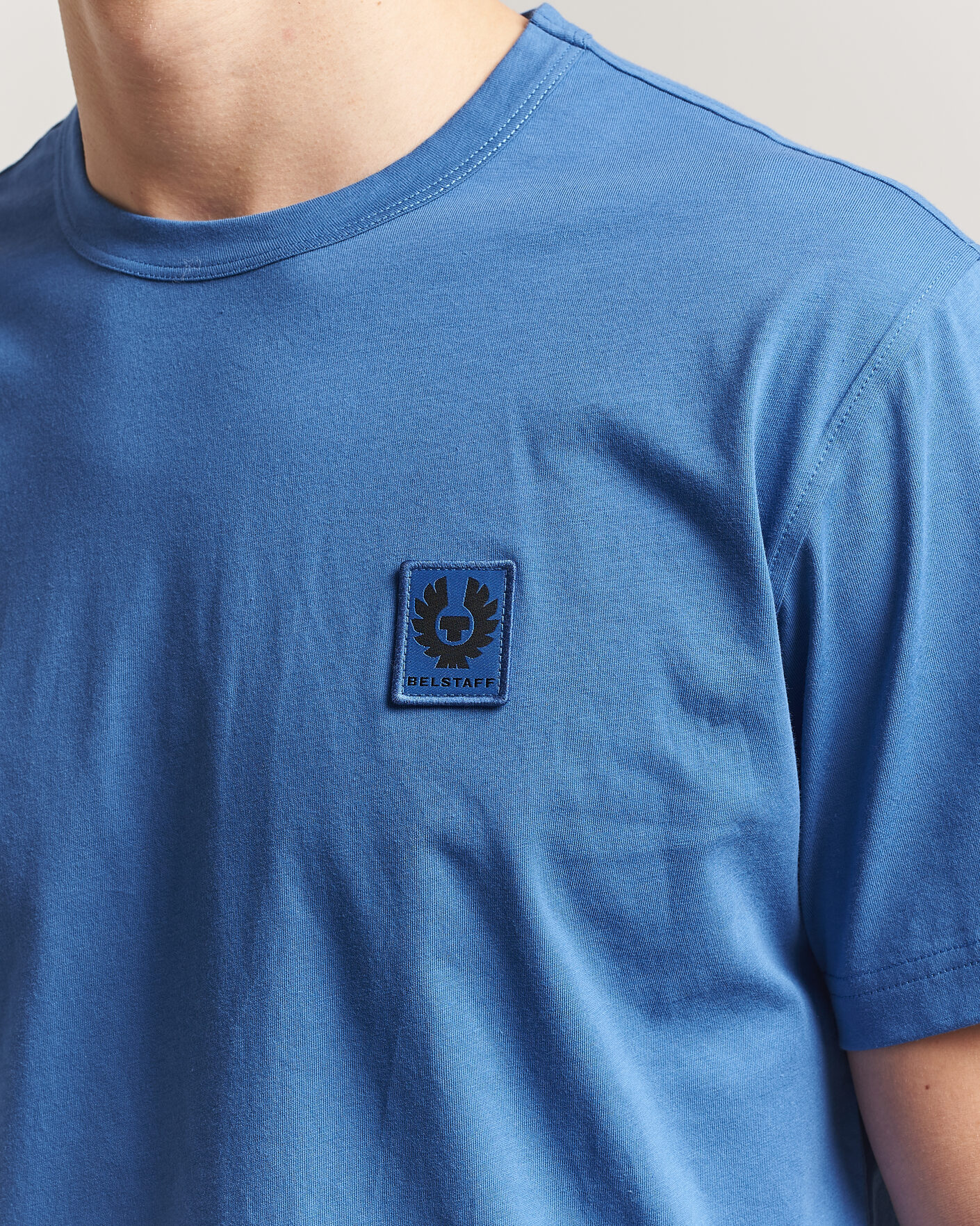 Herr | T-Shirts | Belstaff | Signature Crew Neck T-Shirt Marine Blue
