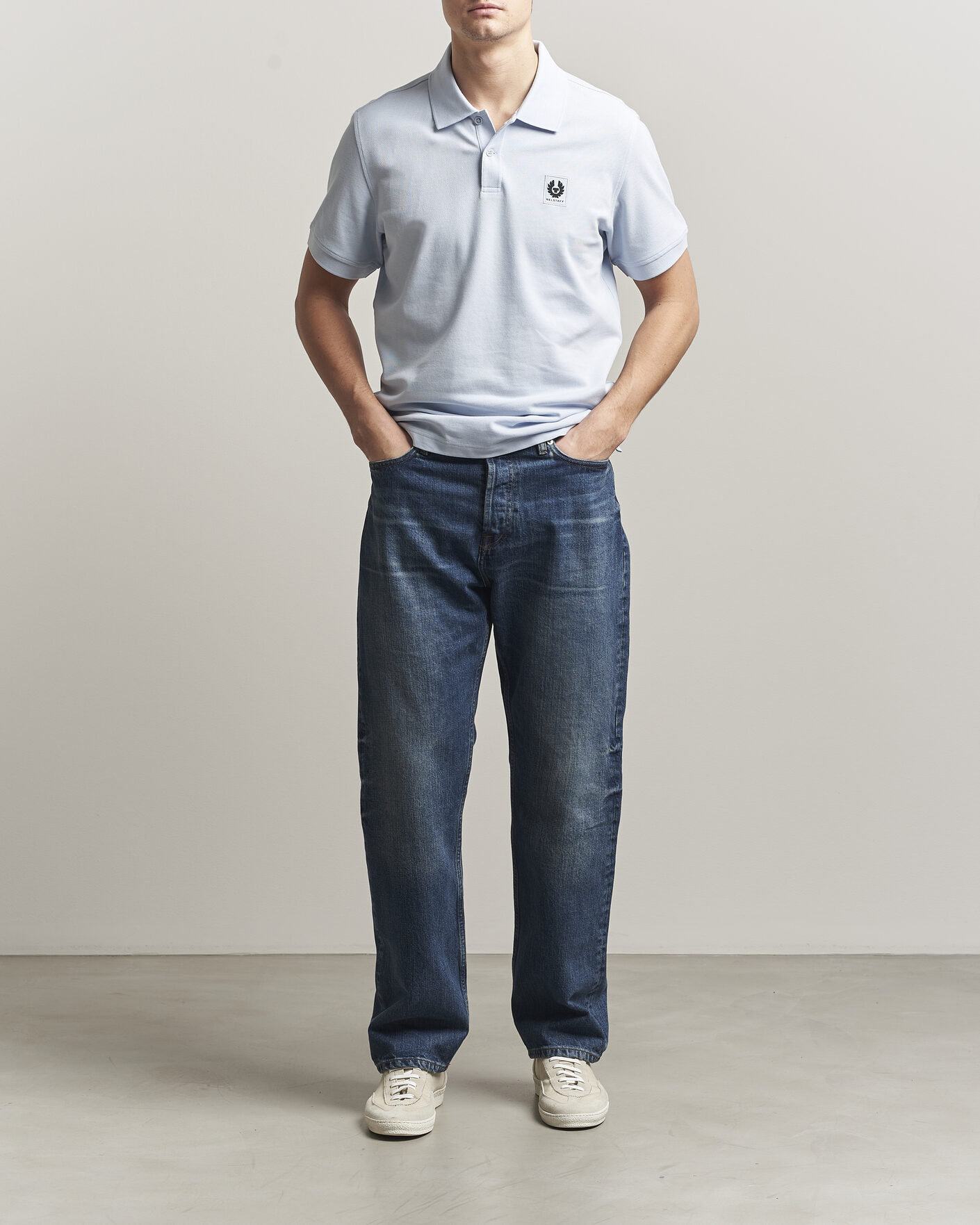 Herr | Pikéer | Belstaff | Signature Polo Sky Blue