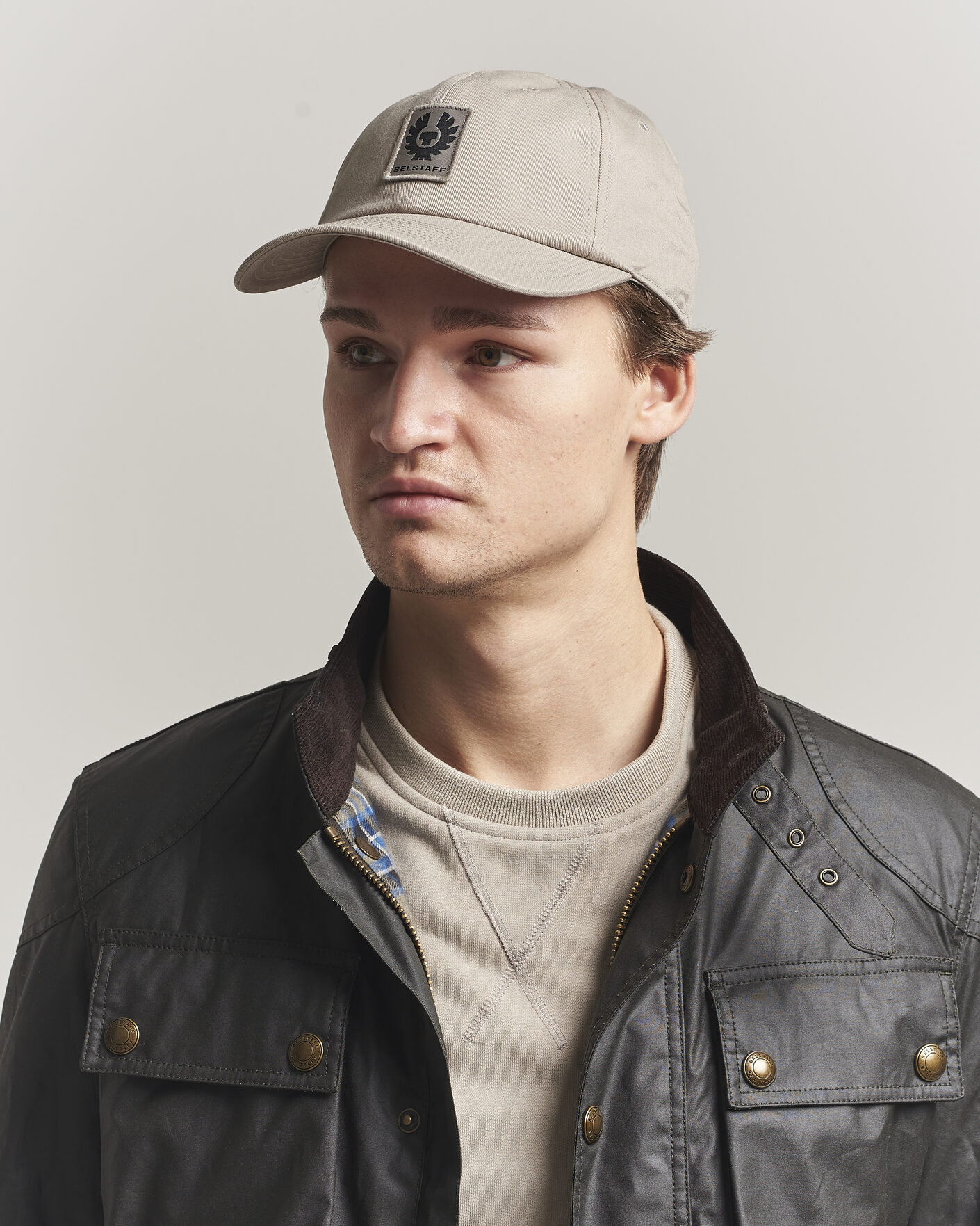Herr | Hattar & kepsar | Belstaff | Pheonix Logo Cap Dark Sand
