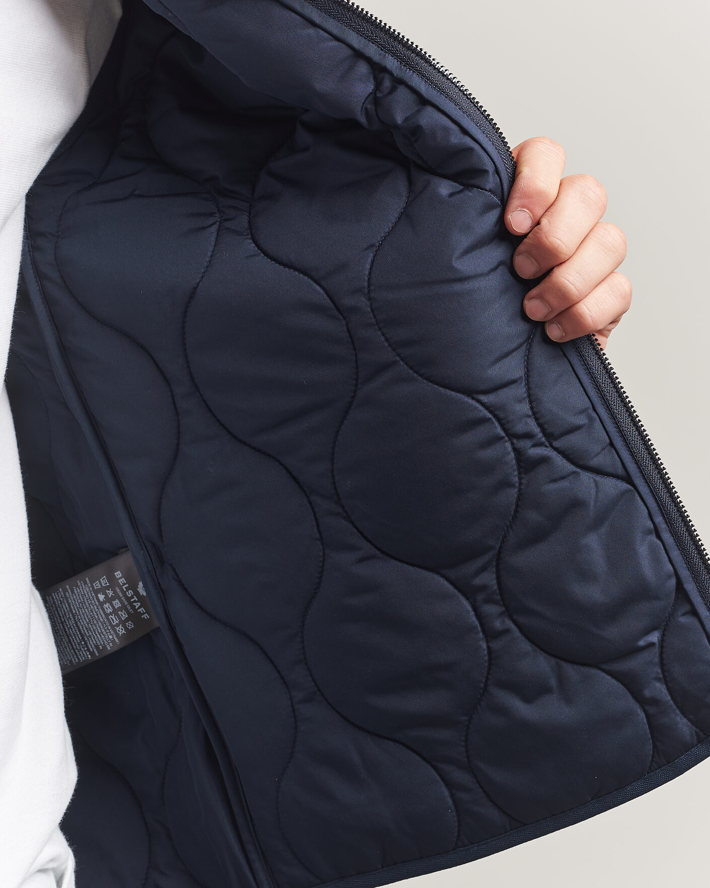 Herr | Västar | Belstaff | Base Gilet Dark Ink