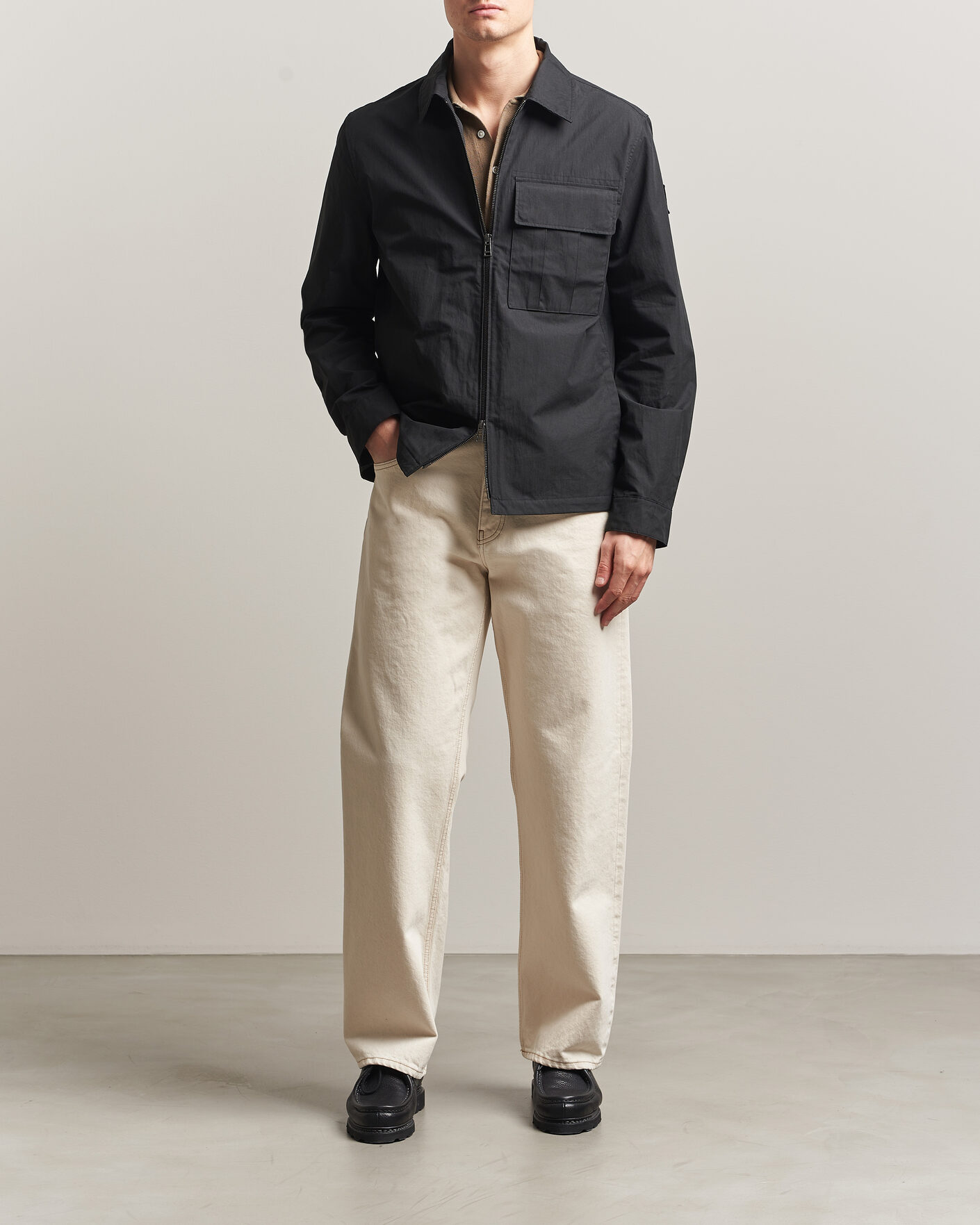 Herr | Skjortor | Belstaff | Cargo Overshirt Black