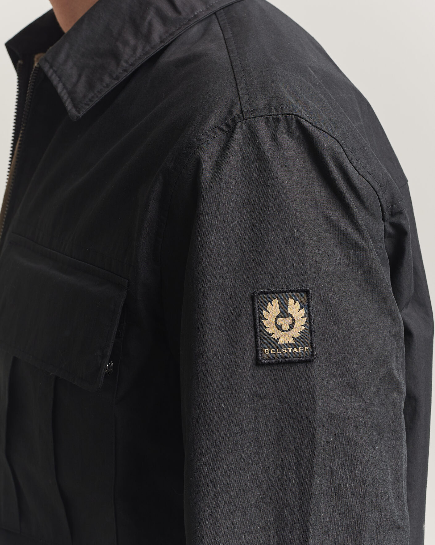Herr | Skjortor | Belstaff | Cargo Overshirt Black