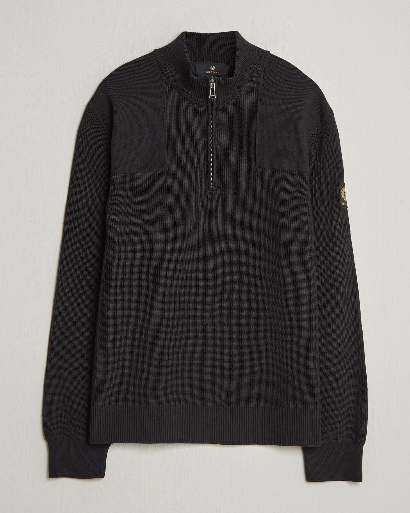 Herr | Tröjor | Belstaff | Commander Half Zip Black