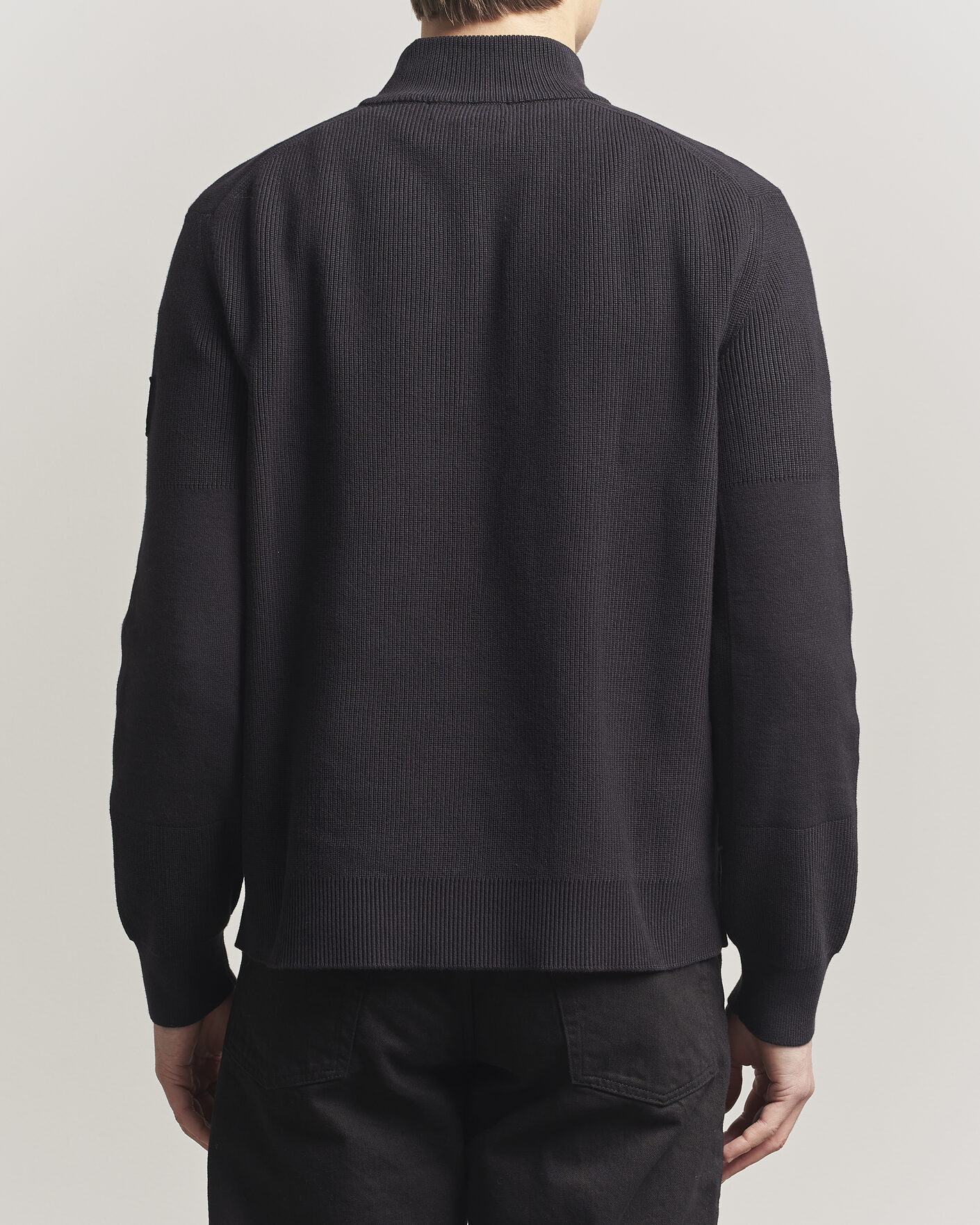 Herr | Tröjor | Belstaff | Commander Half Zip Black