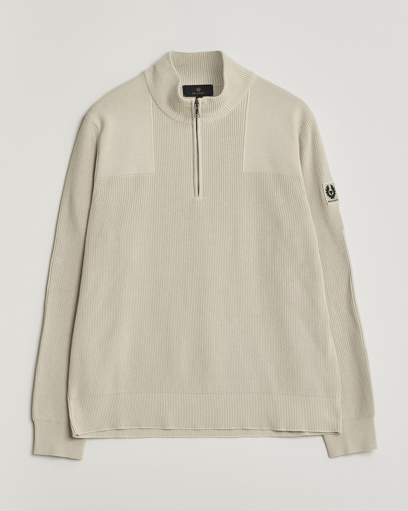 Herr | Tröjor | Belstaff | Commander Half Zip Silver Birch