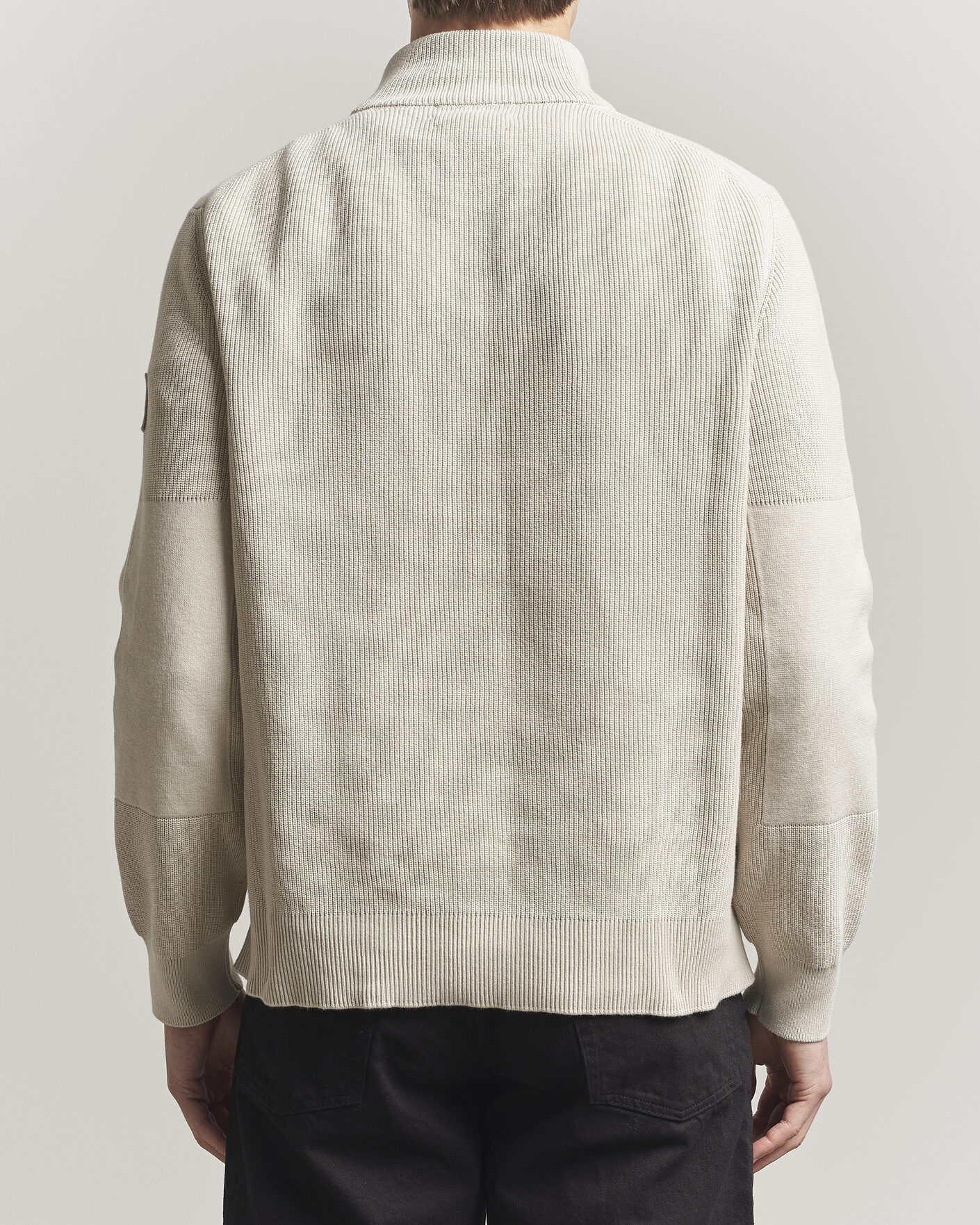 Herr | Tröjor | Belstaff | Commander Half Zip Silver Birch