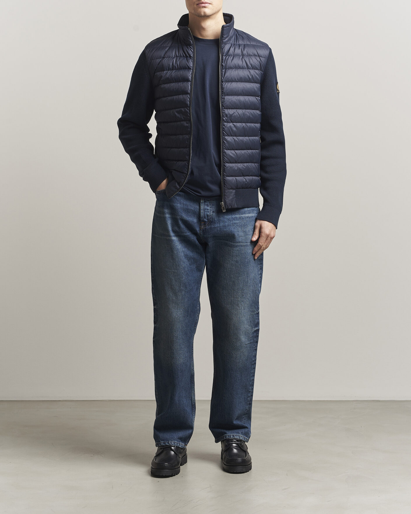 Herr | Jackor | Belstaff | Control Hybrid Jacket Dark Ink