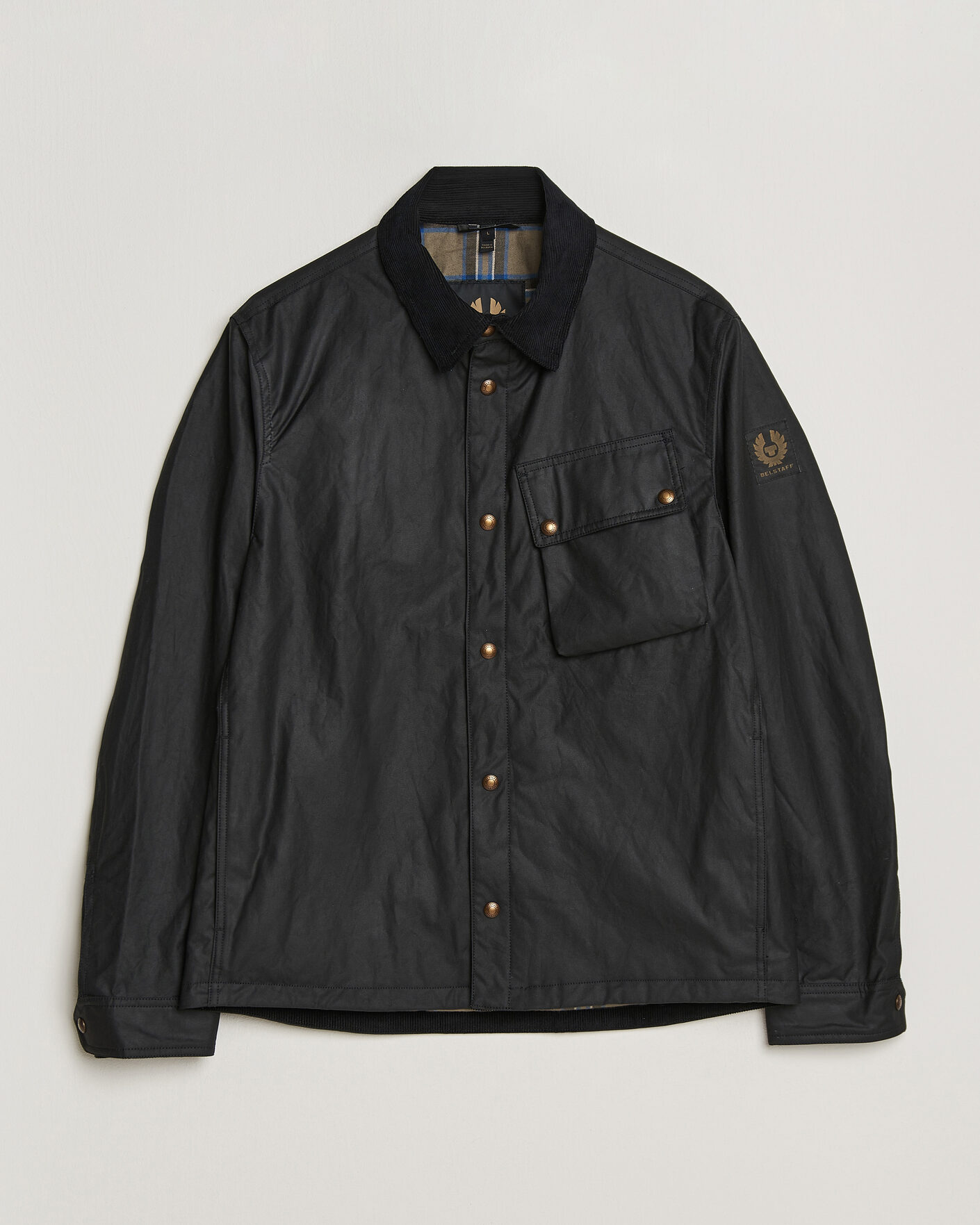 Herr | Jackor | Belstaff | Ground Wax Jacket Black