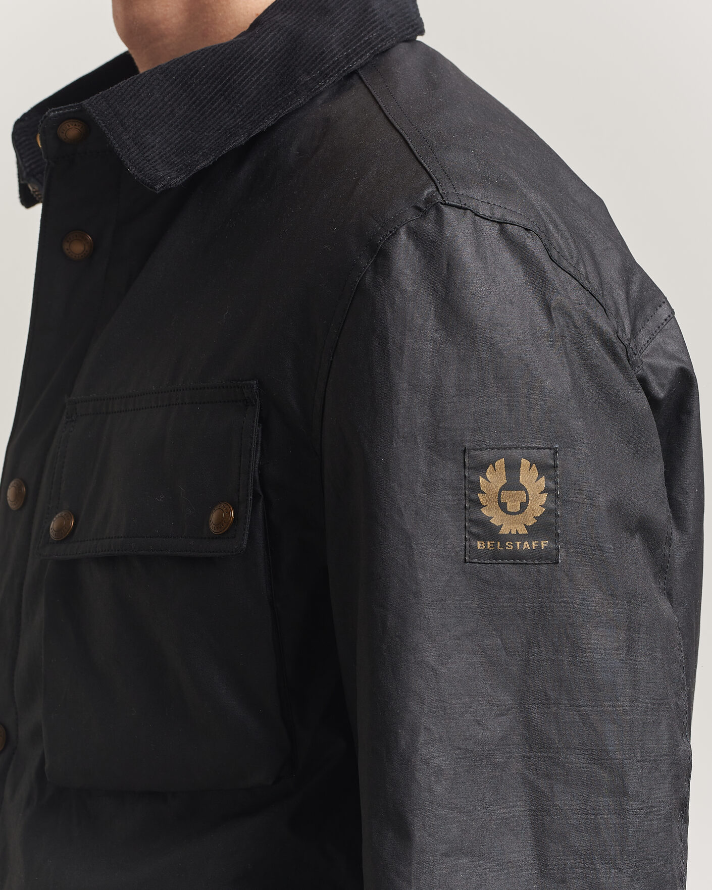 Herr | Jackor | Belstaff | Ground Wax Jacket Black