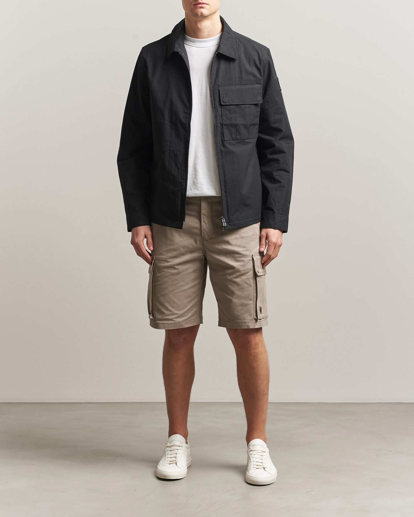 Herr | Shorts | Belstaff | Route Cargo Shorts Dark Sand