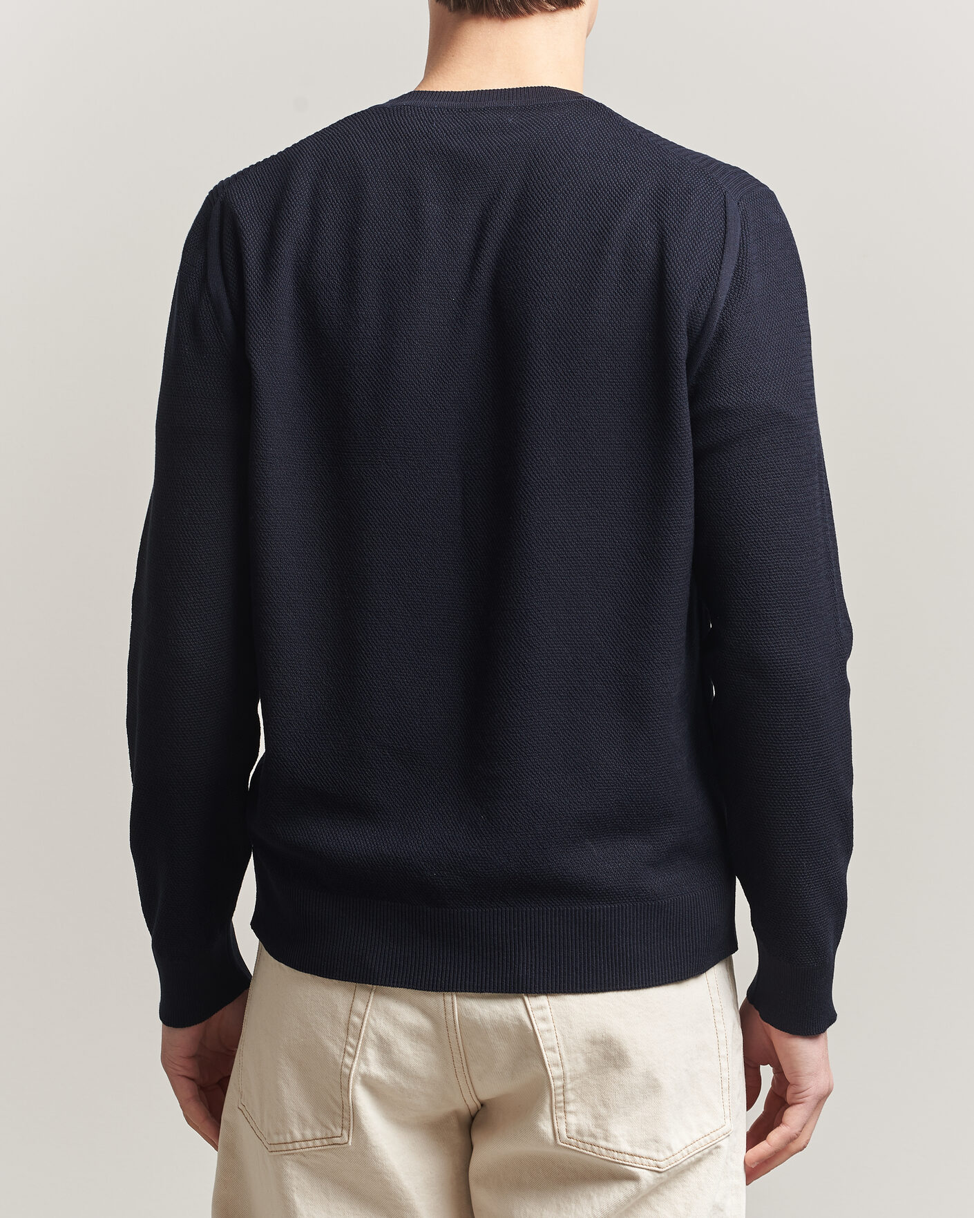 Herr | Tröjor | Belstaff | Coast Knitted Crew Neck Dark Ink