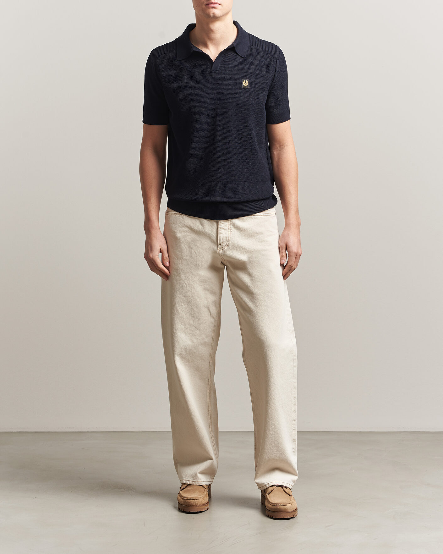 Herr | Pikéer | Belstaff | Coast Knitted Polo Dark Ink