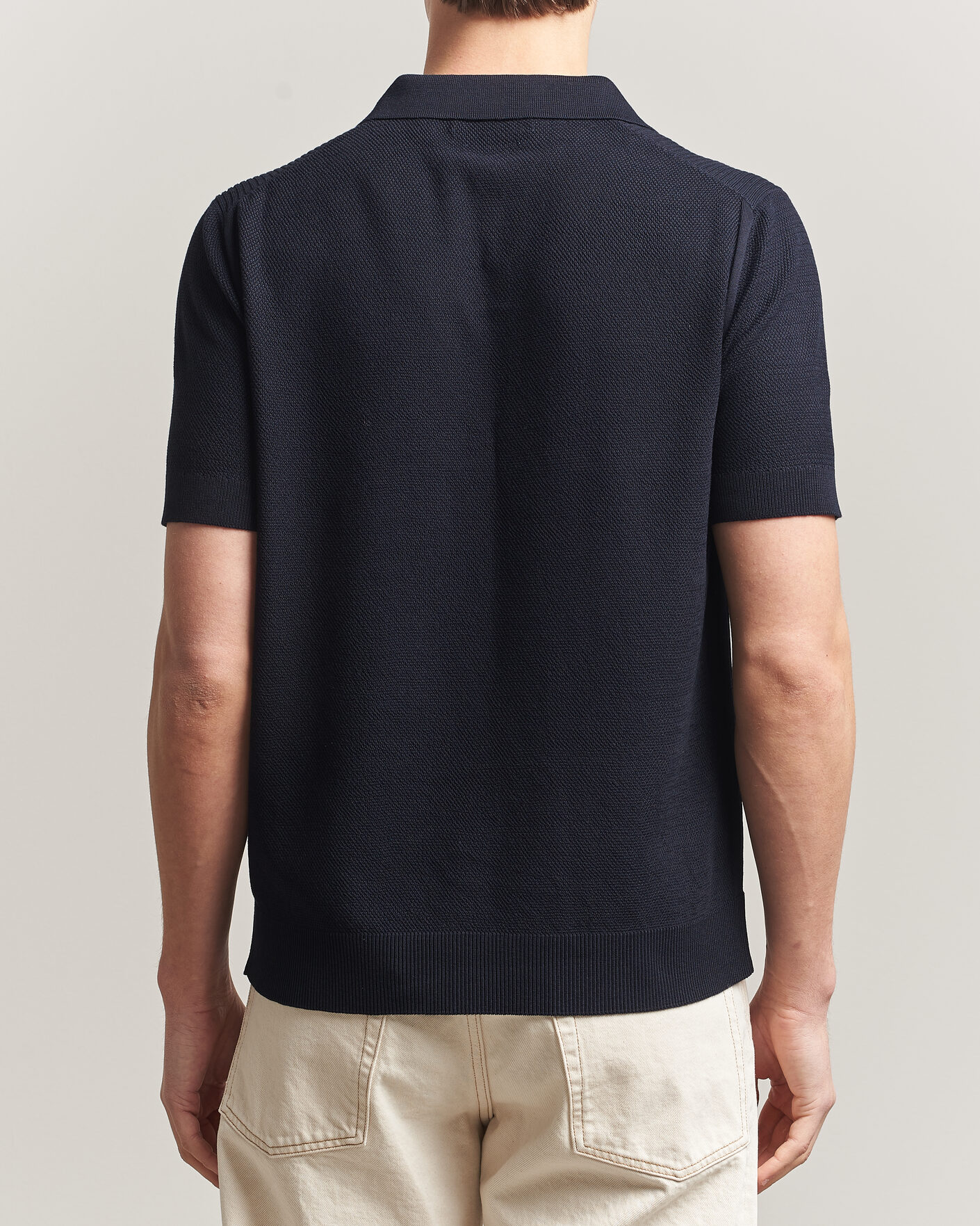 Herr | Pikéer | Belstaff | Coast Knitted Polo Dark Ink