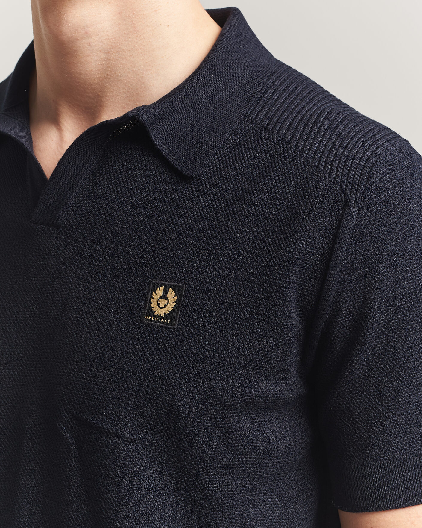 Herr | Pikéer | Belstaff | Coast Knitted Polo Dark Ink