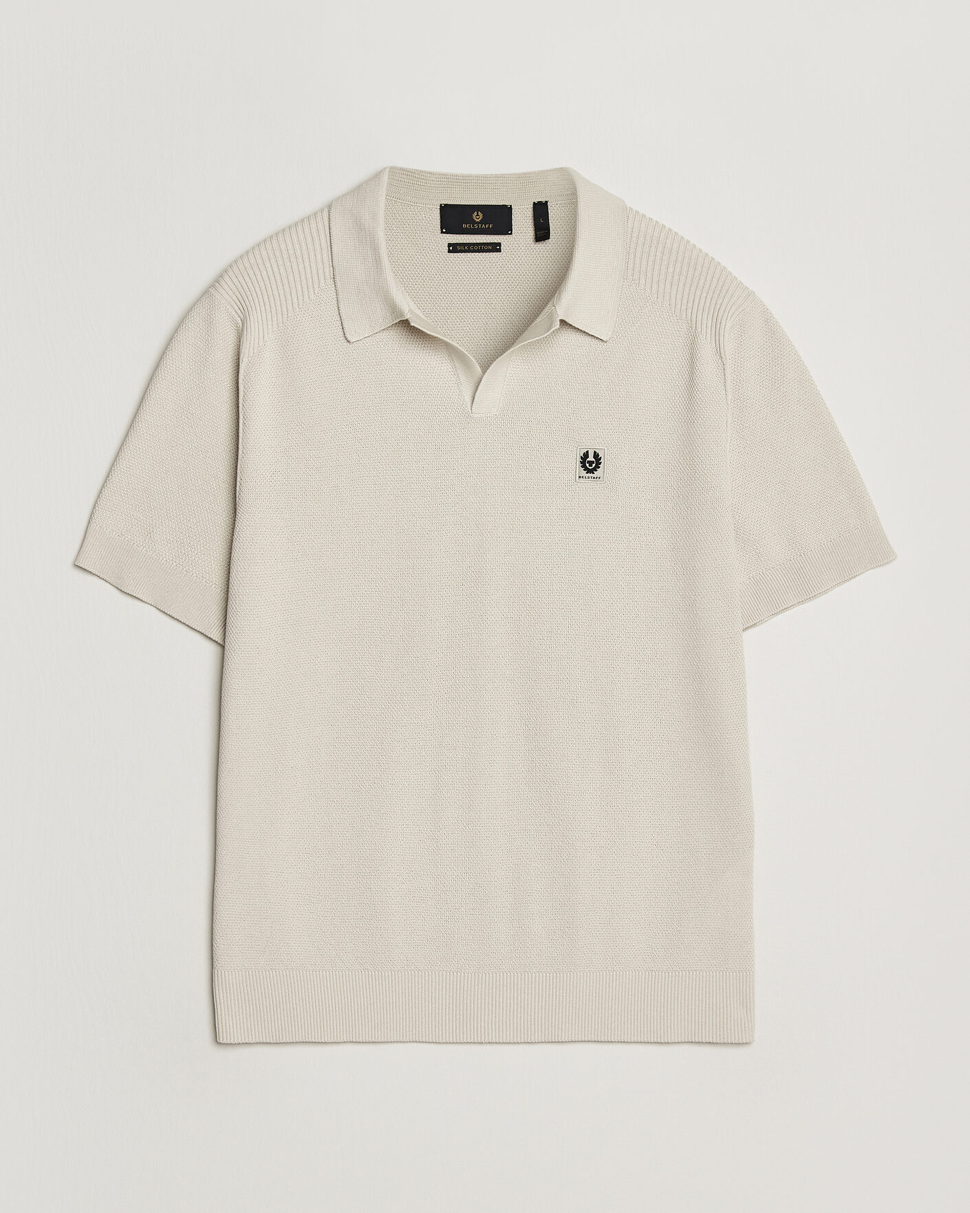 Herr | Pikéer | Belstaff | Coast Knitted Polo Silver Birch