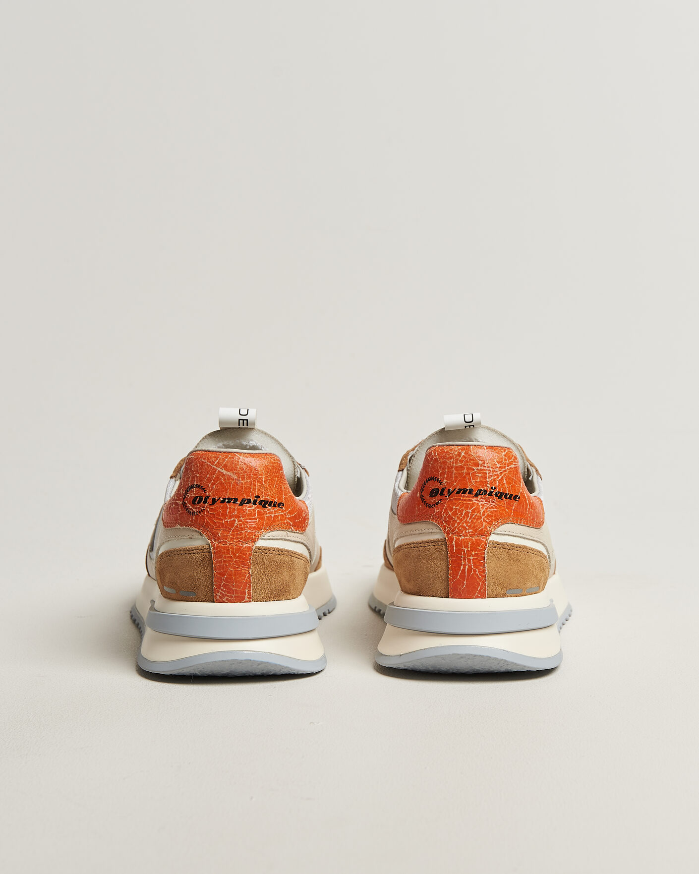 Herr | Sneakers | Philippe Model | Olympique Running Sneaker Grey/Brown