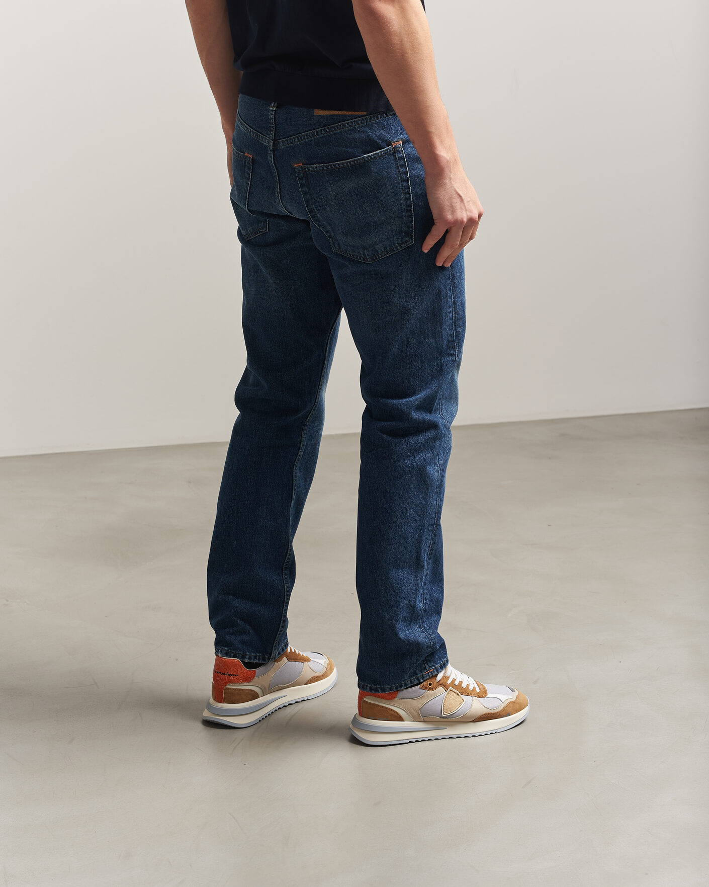Herr | Sneakers | Philippe Model | Olympique Running Sneaker Grey/Brown
