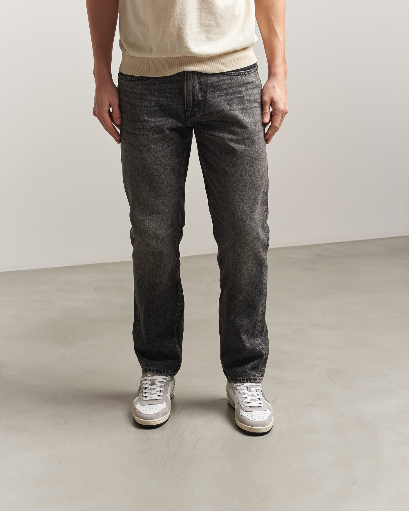 Herr | Sneakers | Philippe Model | Pgal Low Leather Sneaker Grey