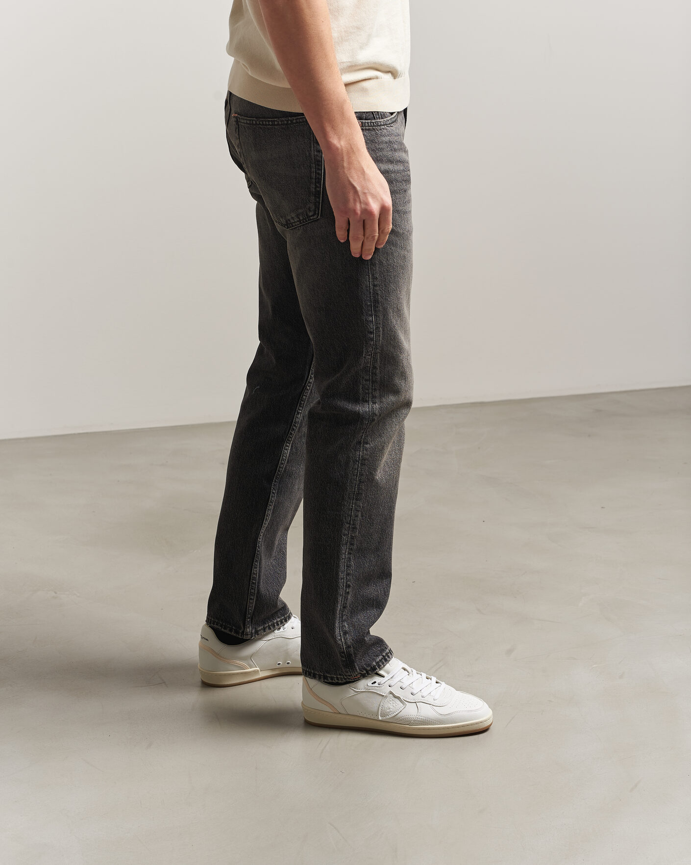 Herr | Sneakers | Philippe Model | Pgal Low Leather Sneaker White