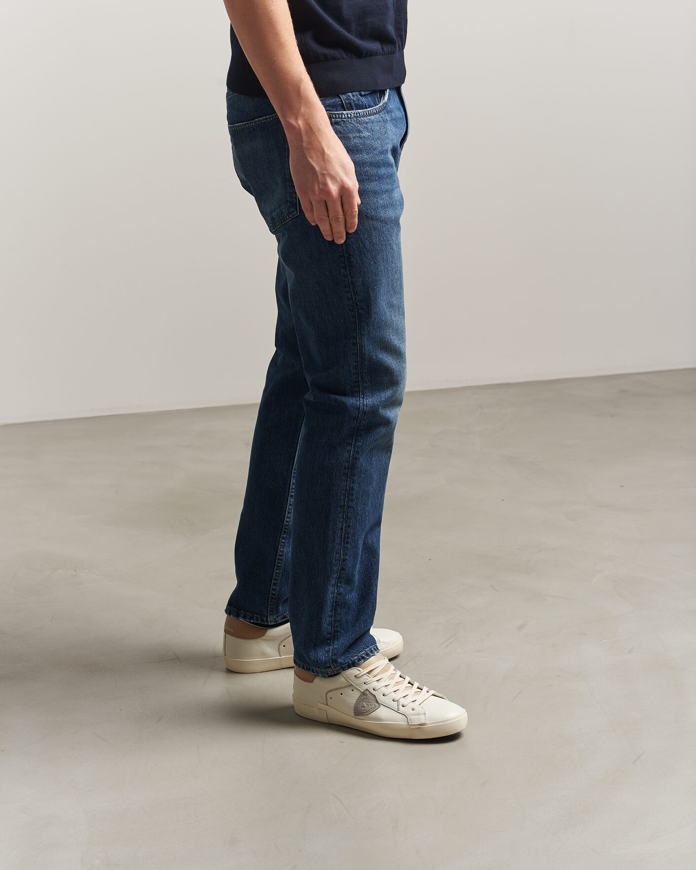 Herr | Sneakers | Philippe Model | PRSX Low Top Canvas Mix Sneaker White/Beige