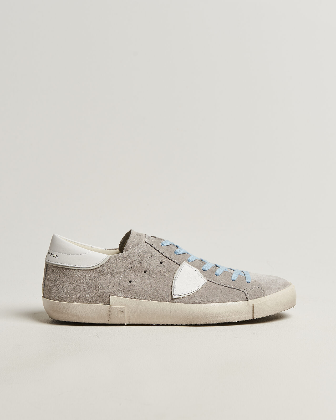 Herr | Sneakers | Philippe Model | PRSX Low Top Canvas Mix Sneaker Grey/White