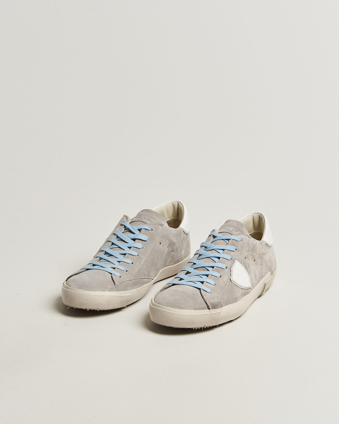 Herr | Sneakers | Philippe Model | PRSX Low Top Canvas Mix Sneaker Grey/White