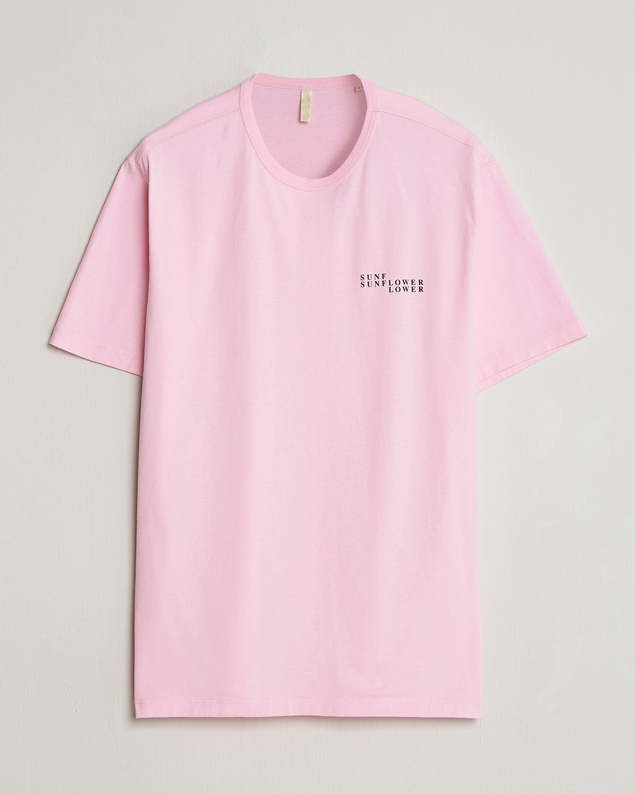 Herr | T-Shirts | Sunflower | Logo T-Shirt Pink