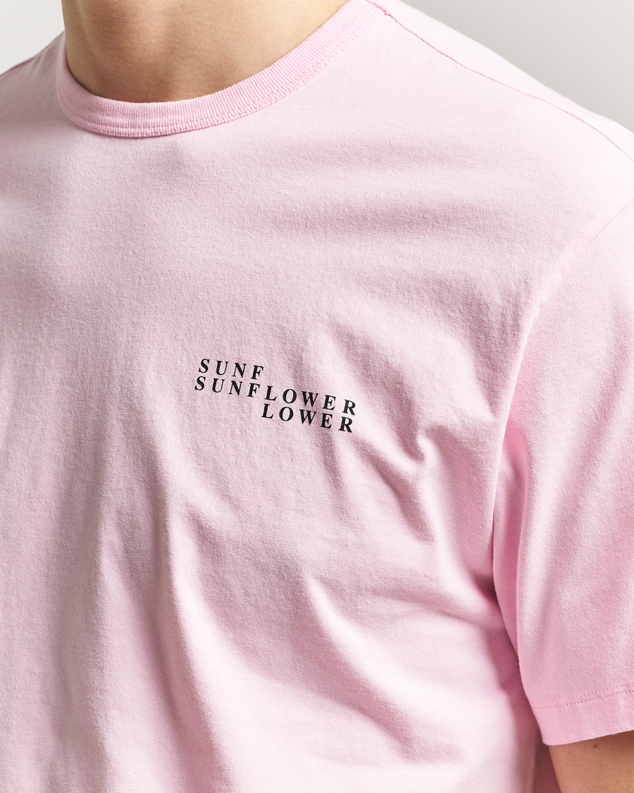 Herr | T-Shirts | Sunflower | Logo T-Shirt Pink