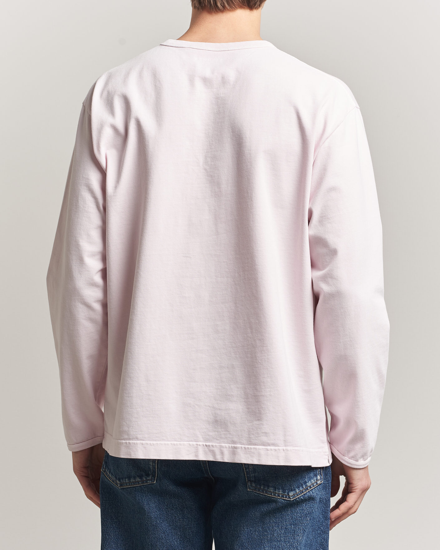 Herr | T-Shirts | Sunflower | Heavy Jersey Long Sleeve T-Shirt Pink