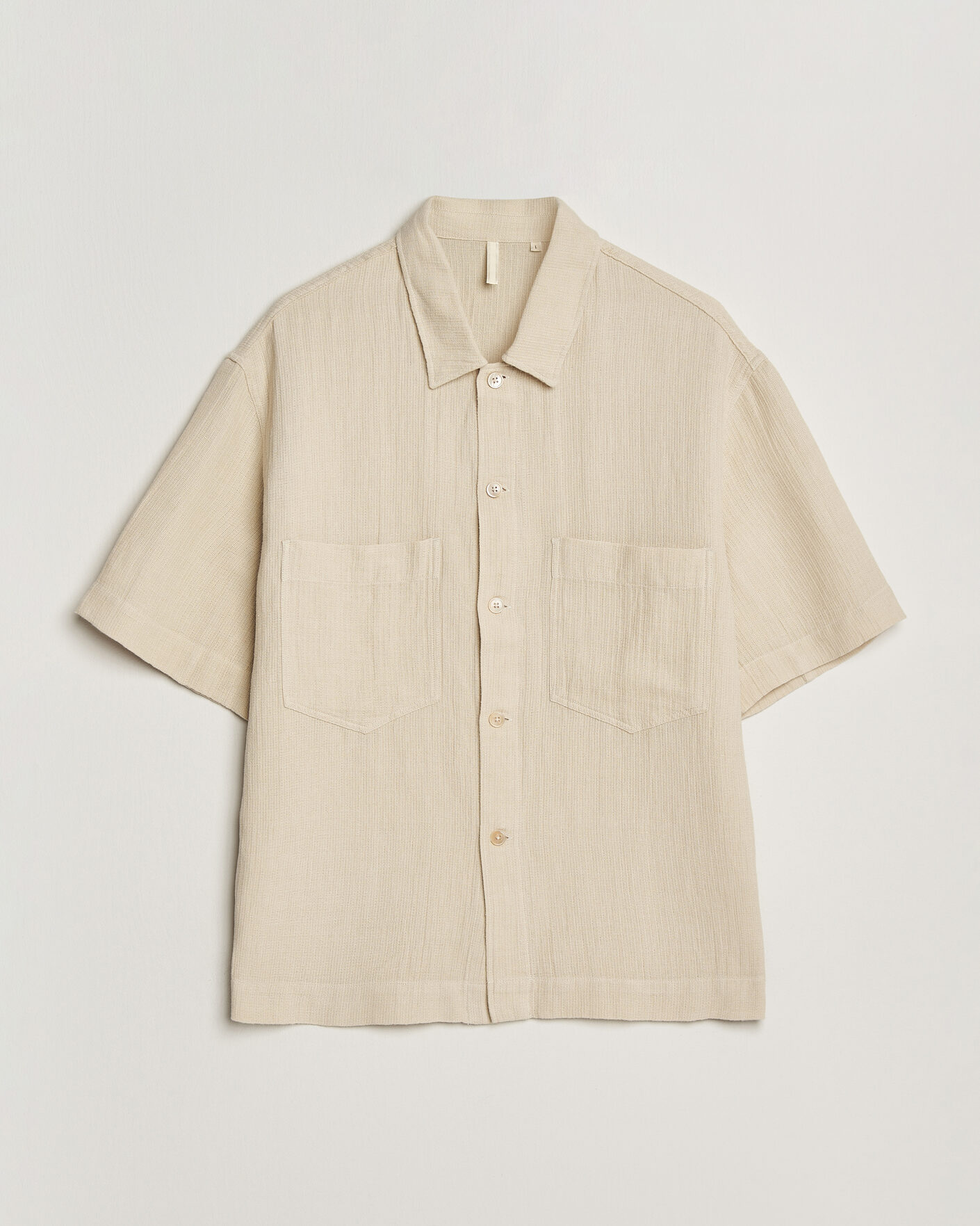 Herr | Skjortor | Sunflower | Adam Short Sleeve Shirt Off White