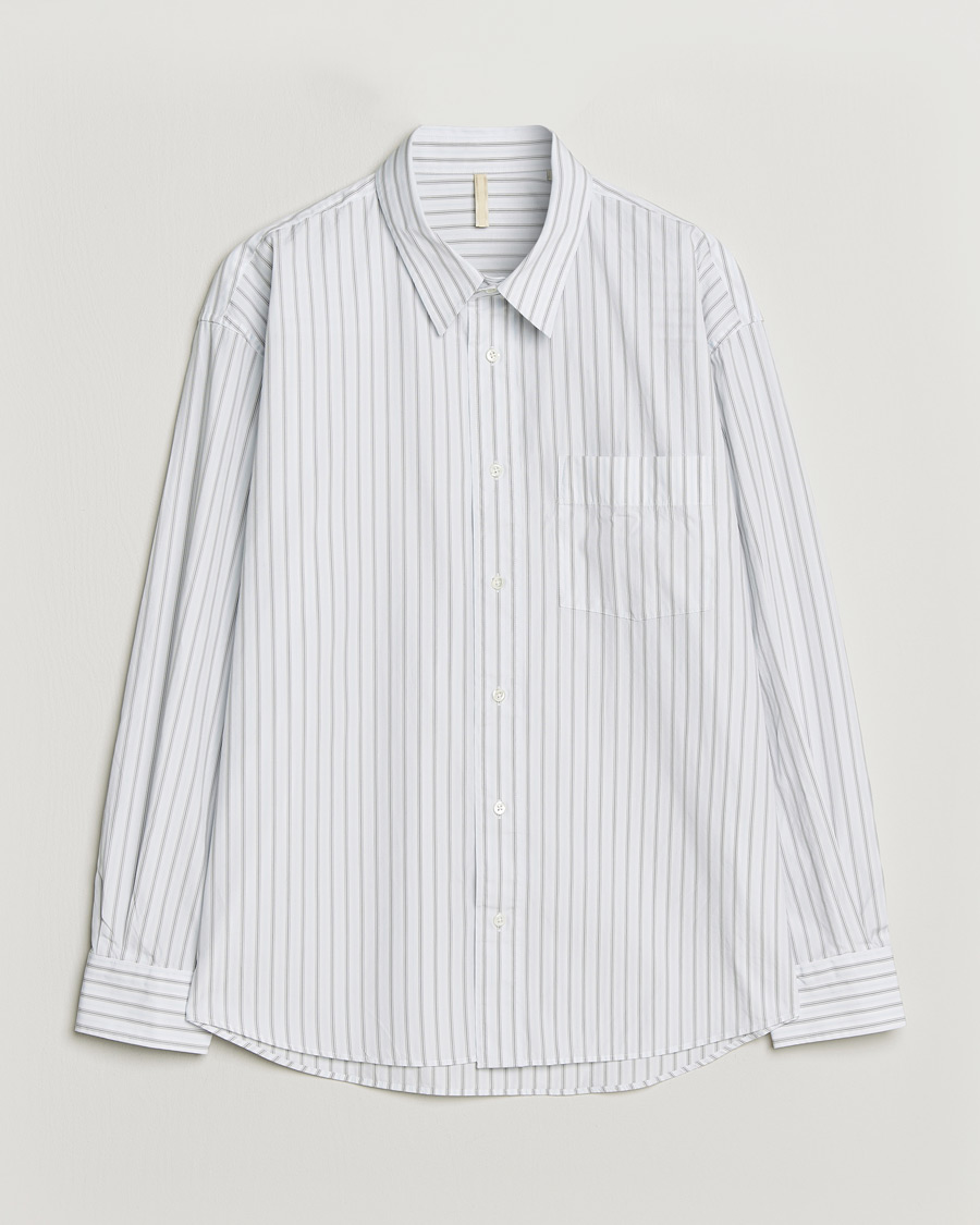 Herr | Skjortor | Sunflower | New Base Shirt Blue Stripe