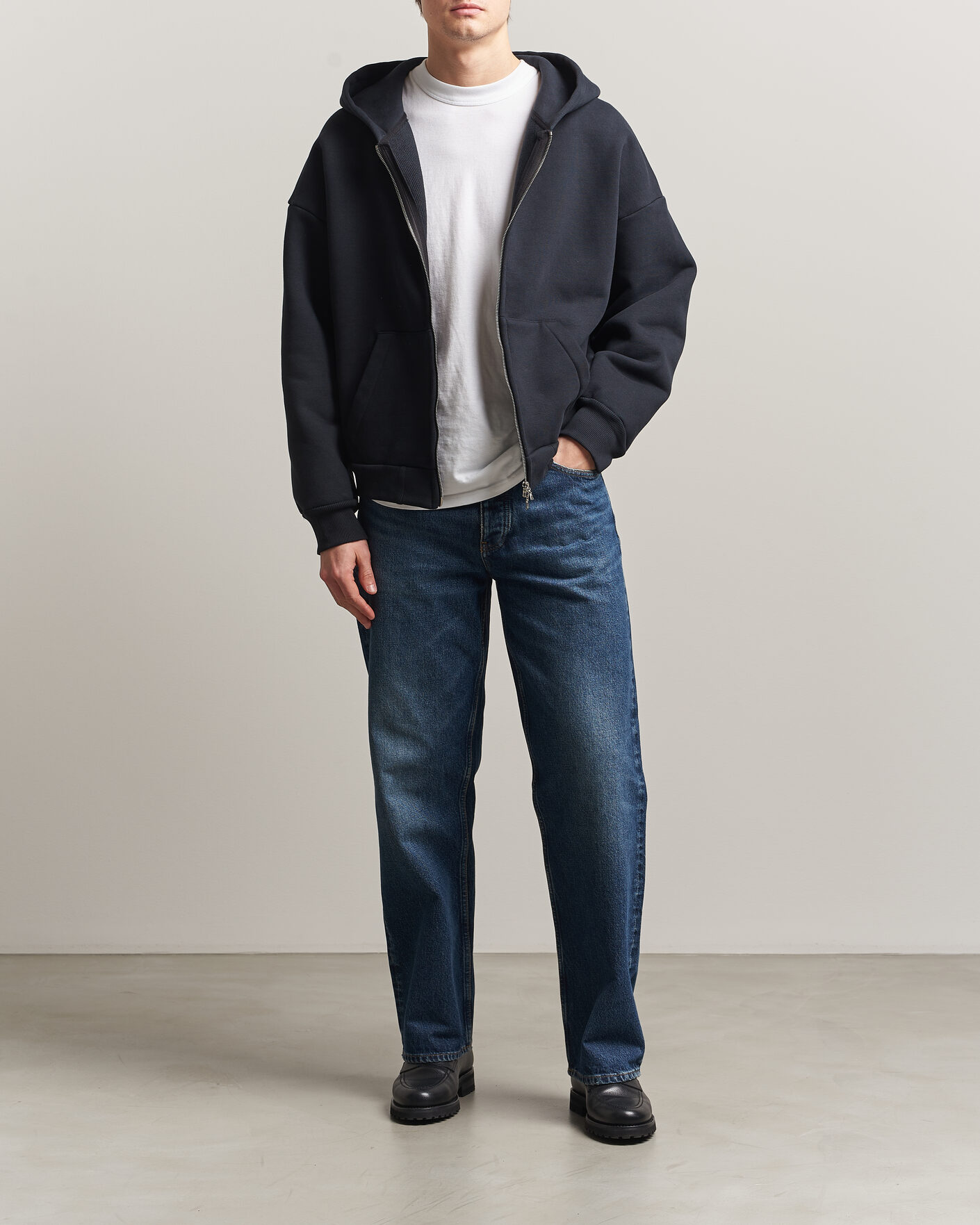 Herr | Tröjor | Sunflower | Hooded Sweat Jacket Black