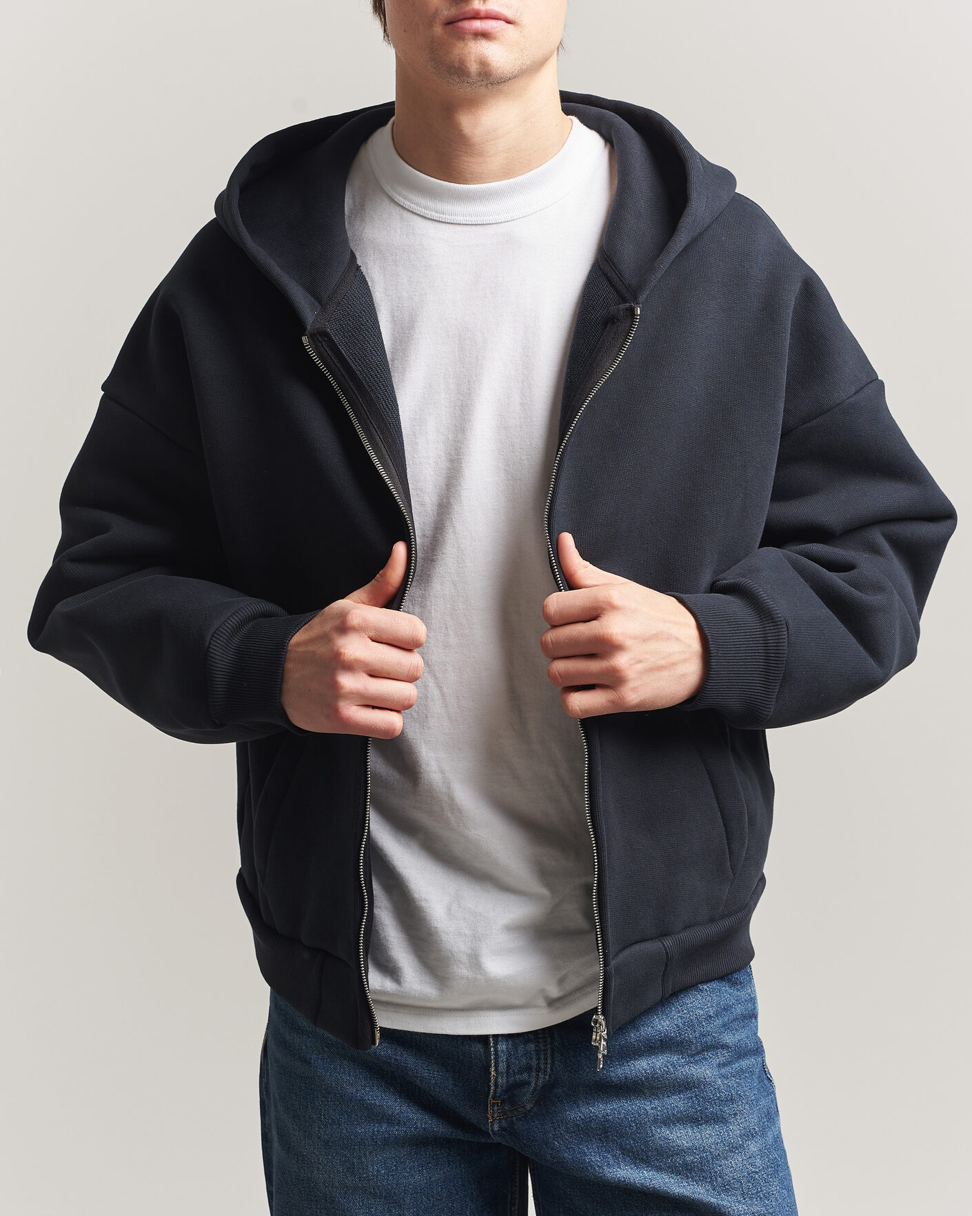 Herr | Tröjor | Sunflower | Hooded Sweat Jacket Black
