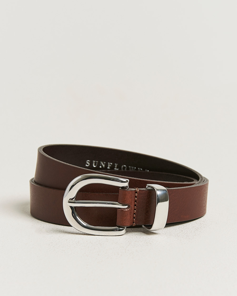 Herr | Bälten | Sunflower | Simple Belt Brown