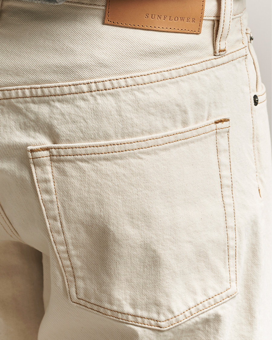 Herr | Jeans | Sunflower | Loose Jeans Ecru Contrast