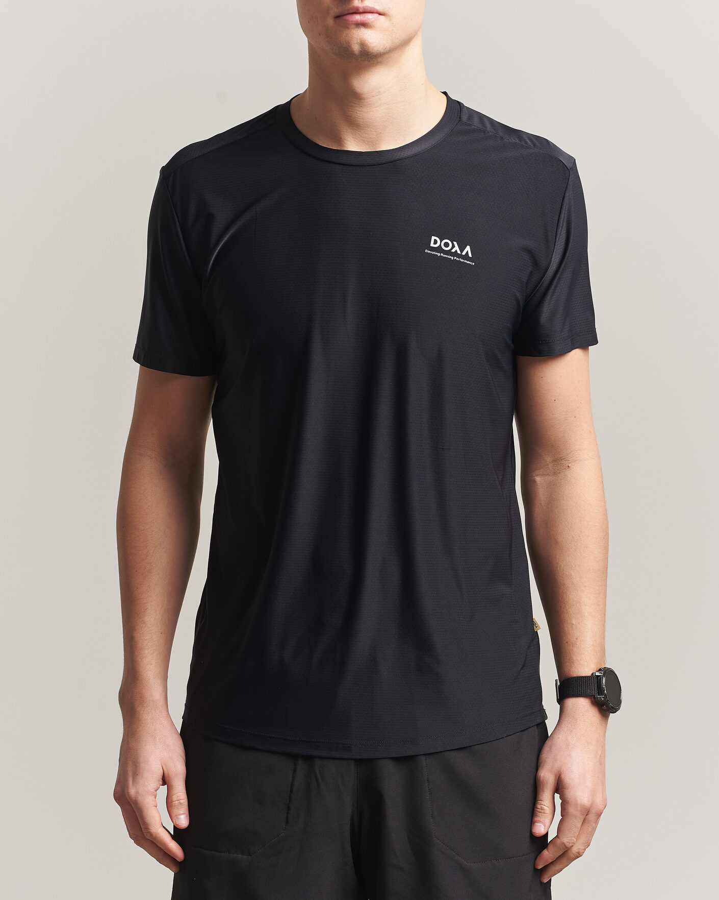 Herr | T-Shirts | DOXA | Rerun Short Sleeve T-Shirt Black