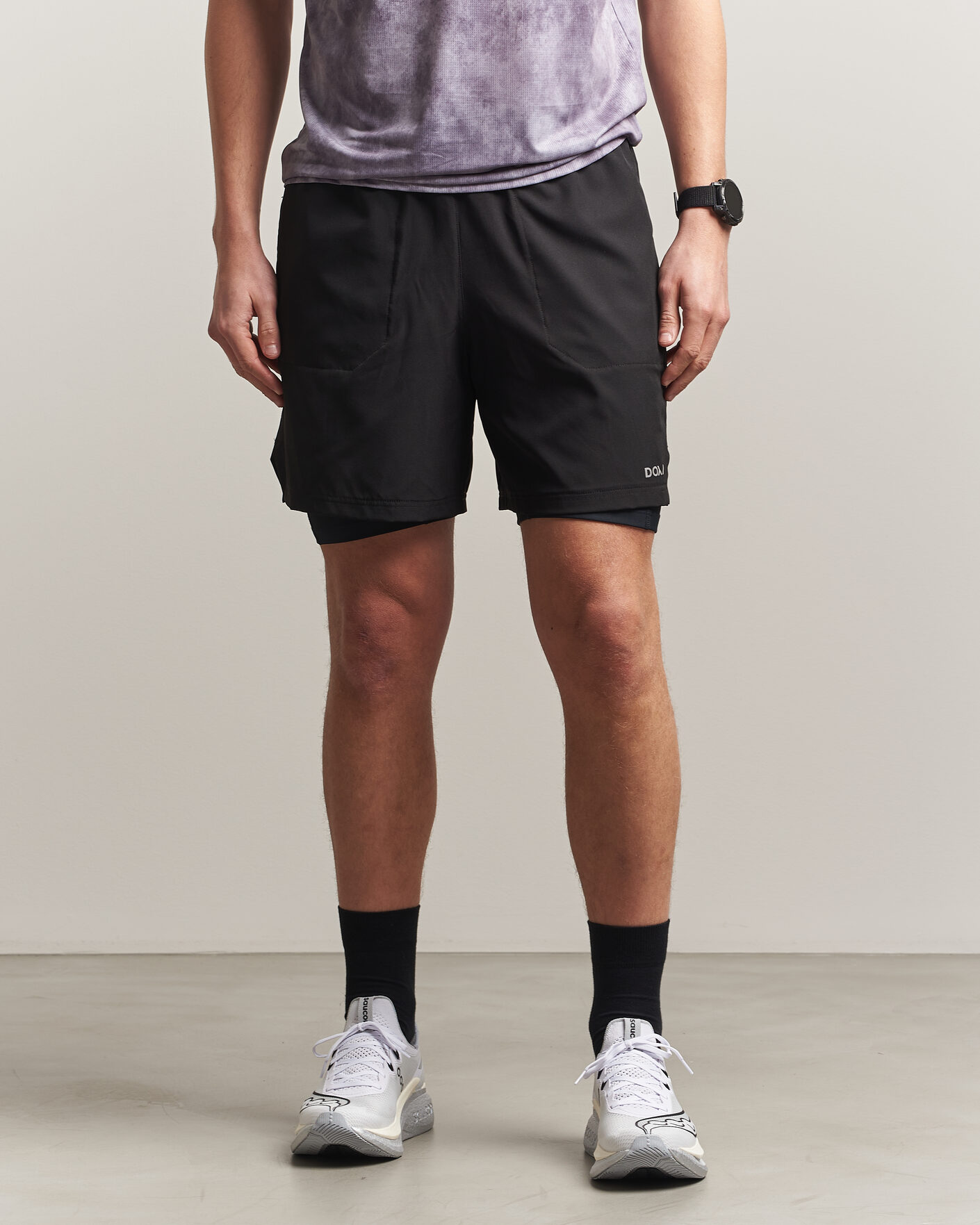 Herr | Shorts | DOXA | Rerun 2-In-1 Shorts Black