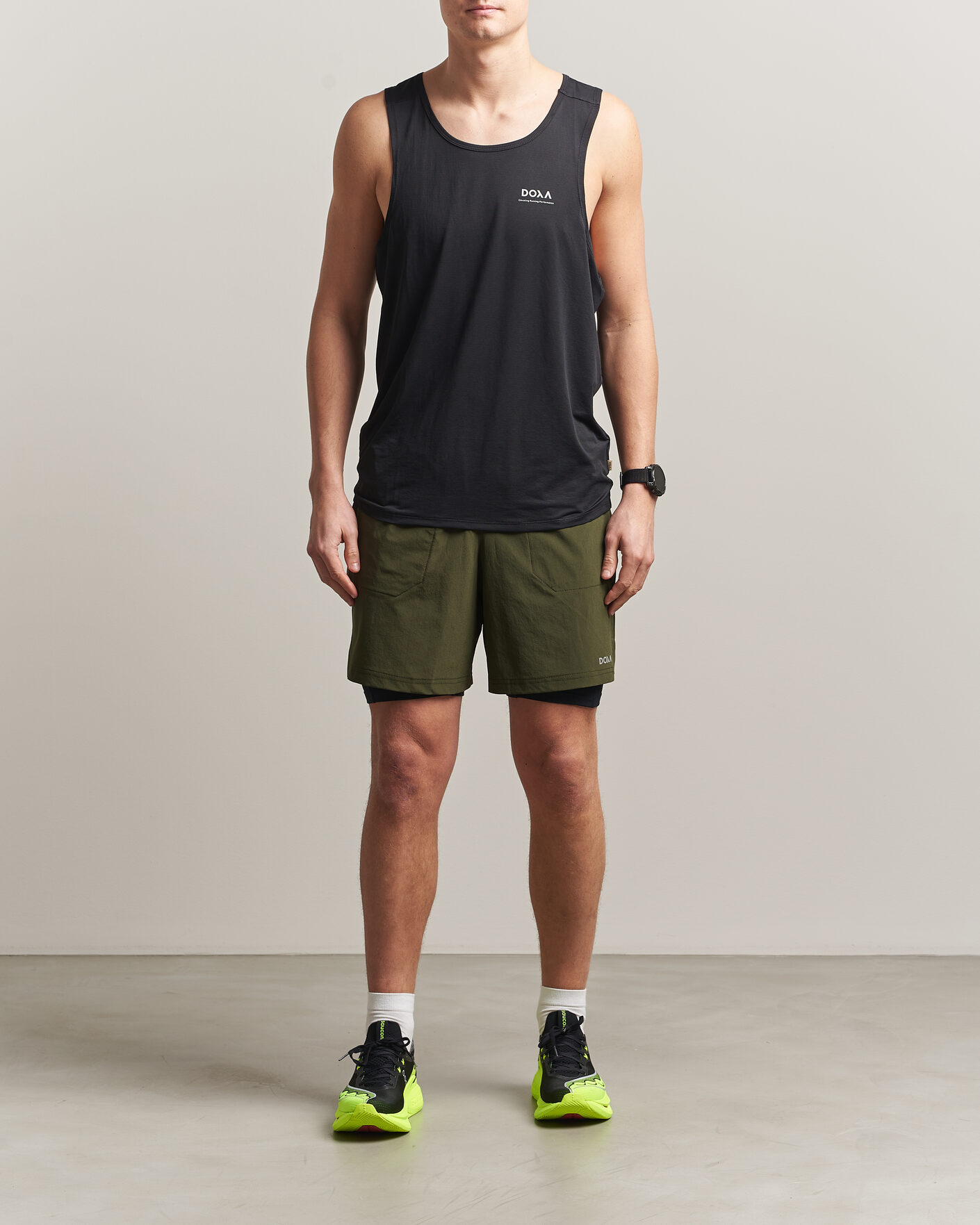 Herr | Shorts | DOXA | Rerun 2-In-1 Shorts Forest