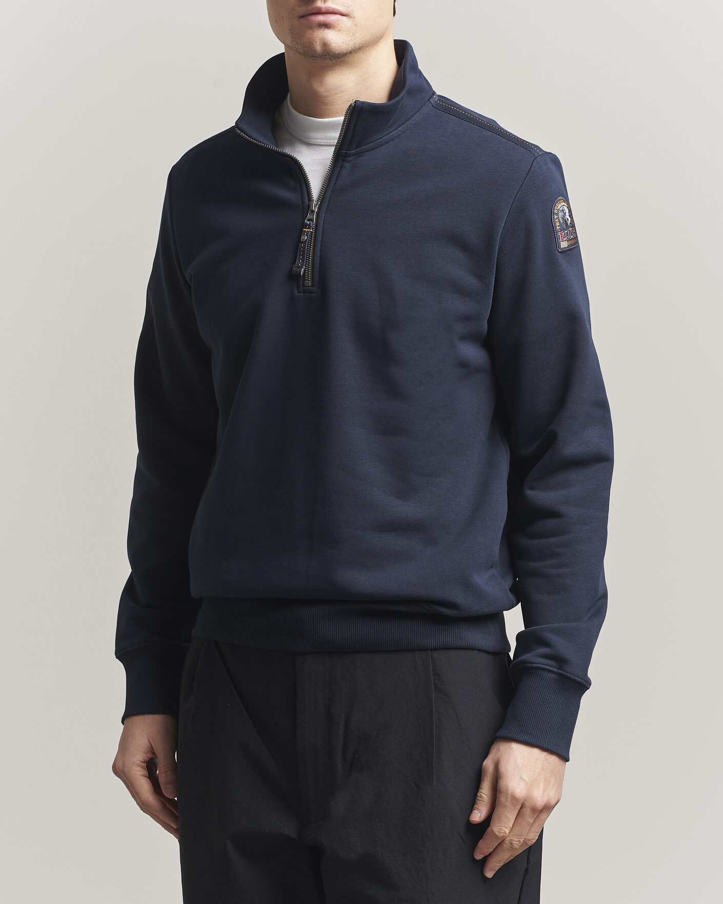 Herr | Tröjor | Parajumpers | Broad Peak Super Easy Half Zip Navy