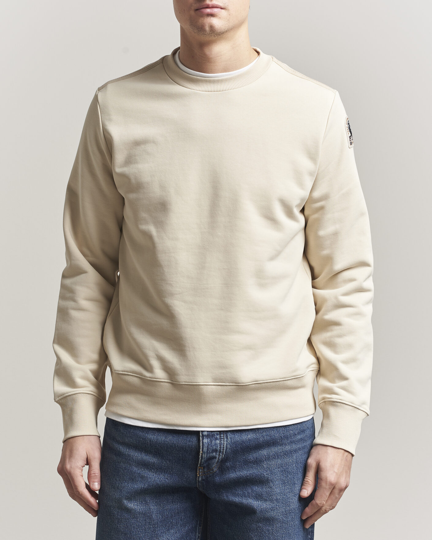 Herr | Tröjor | Parajumpers | K2 Super Easy Crew Neck Sweatshirt Bone